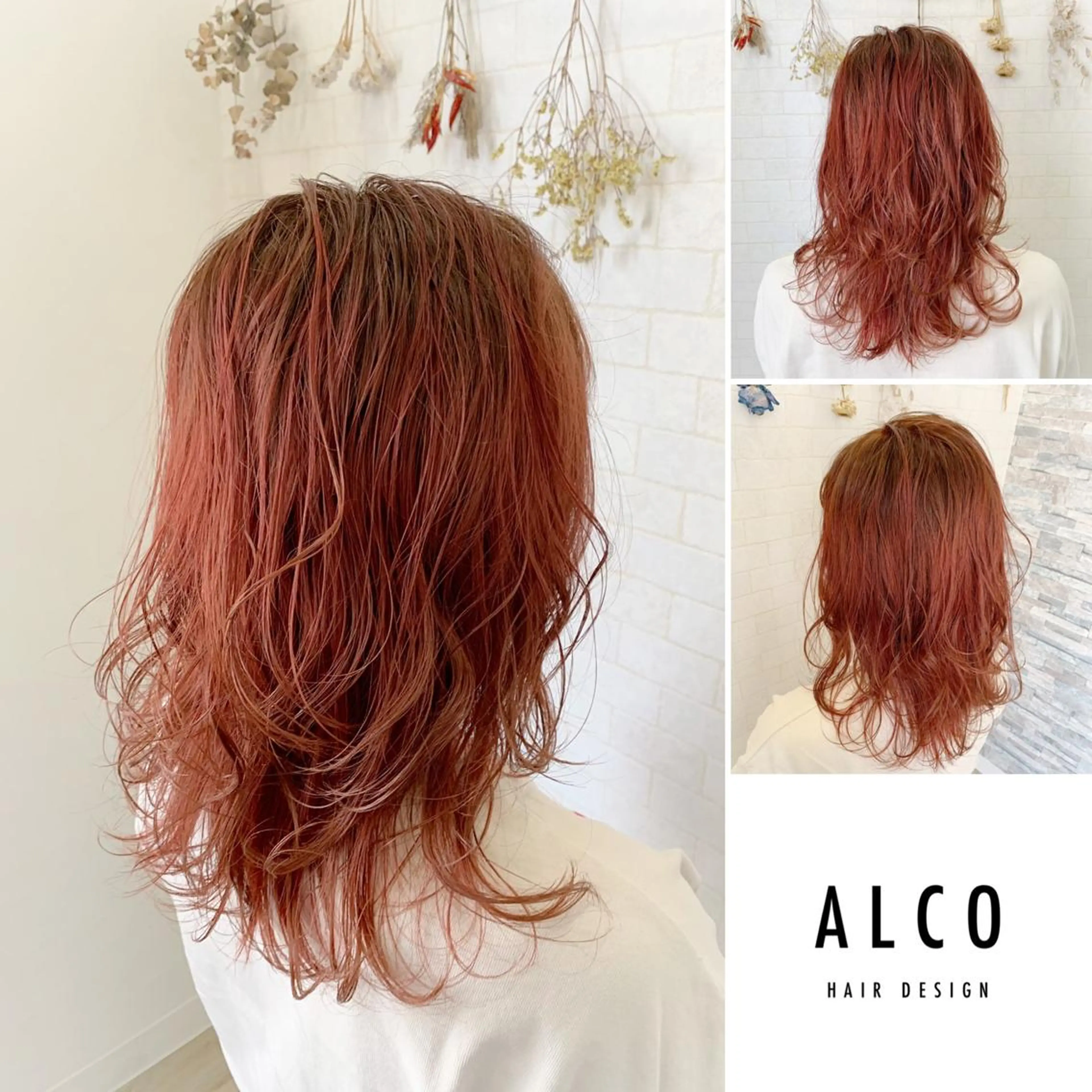 ミディアム カラー ワタイショウタ 髪質改善✨眉毛サロンのヘアスタイル