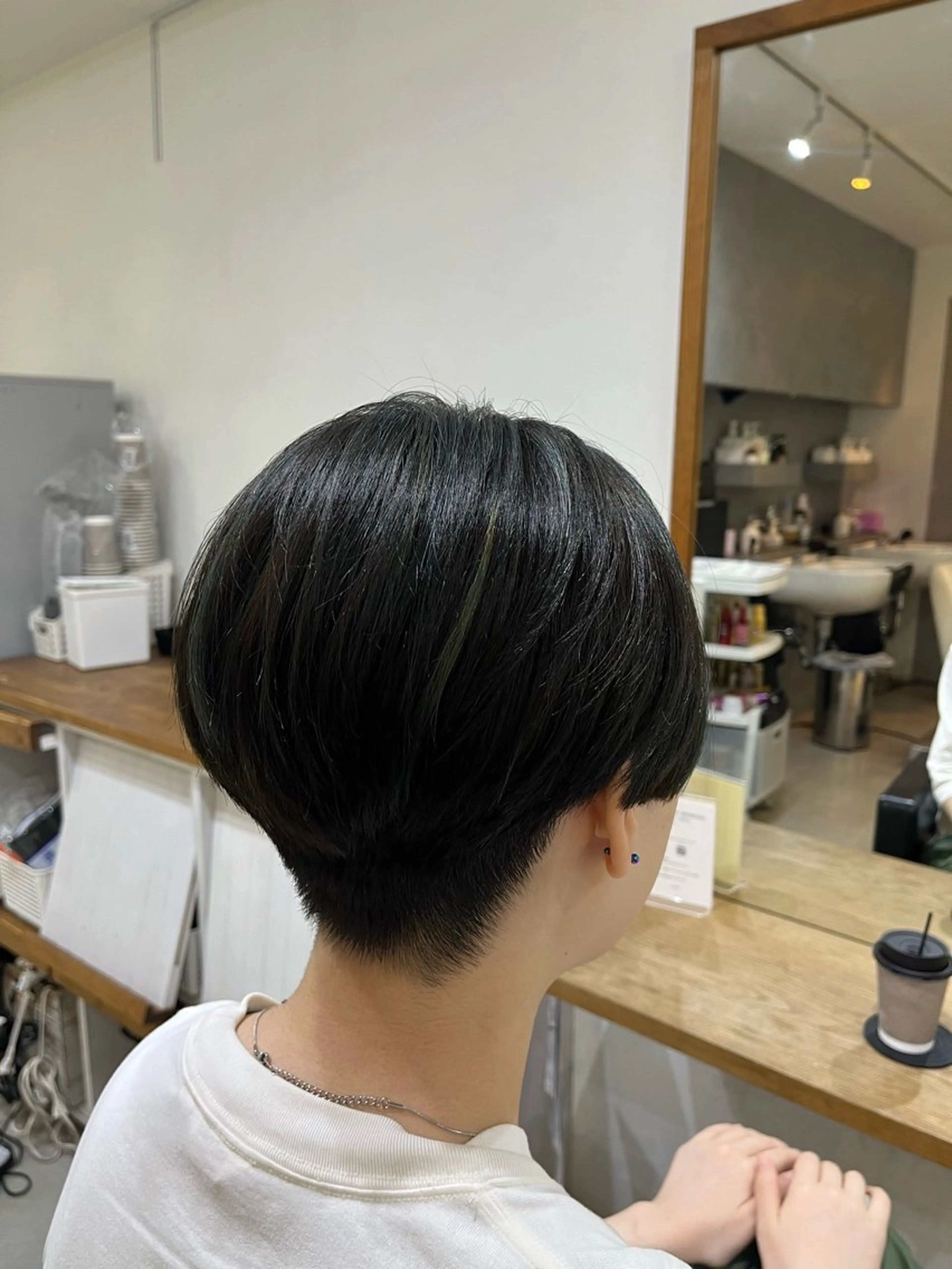 ショート カラー ✨🎨ブリーチなし 透明感カラー✨美友のヘアスタイル