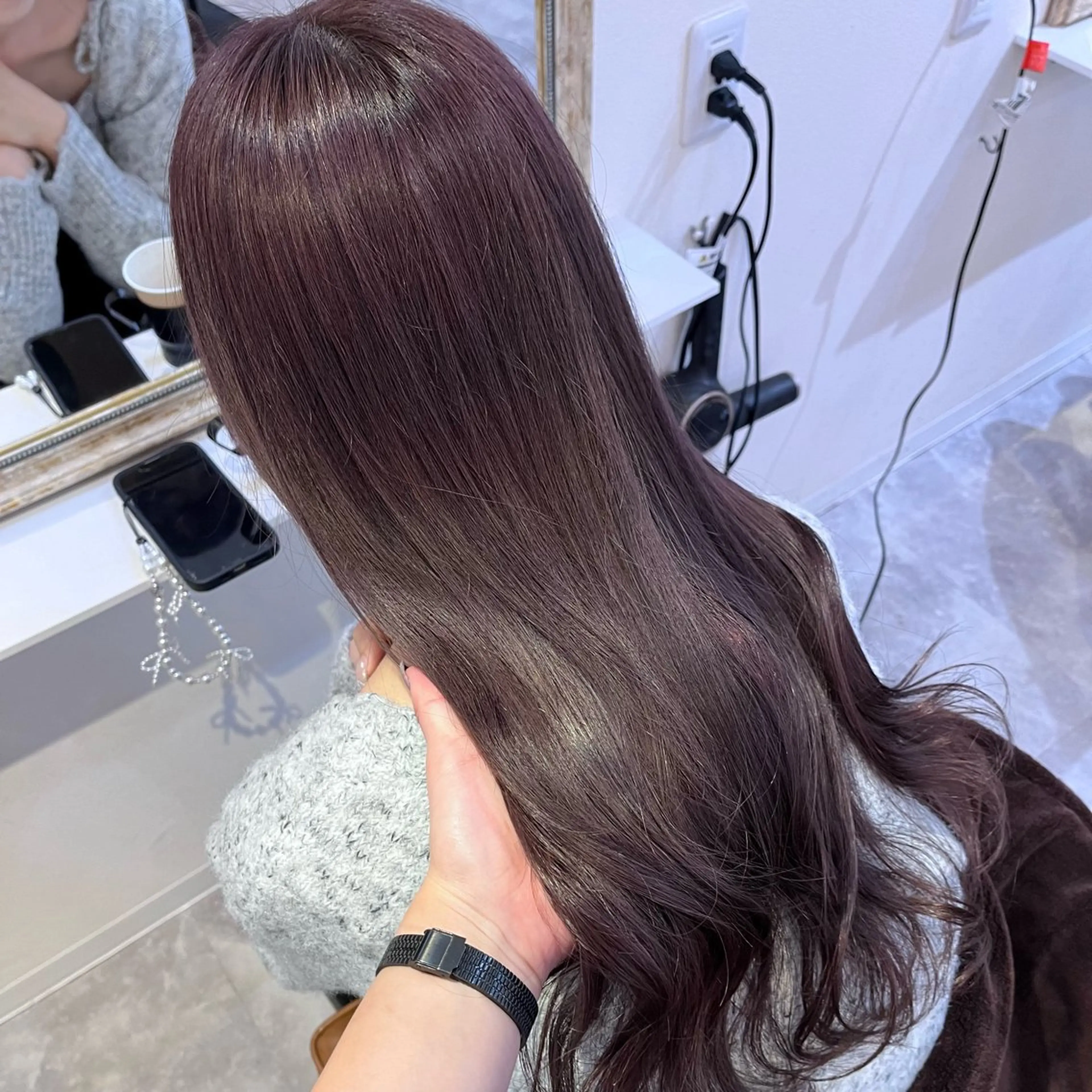 ロング カラー ヘアカラー トリートメント 梅田/髪質改善カラー ❄︎ mikiのヘアスタイル