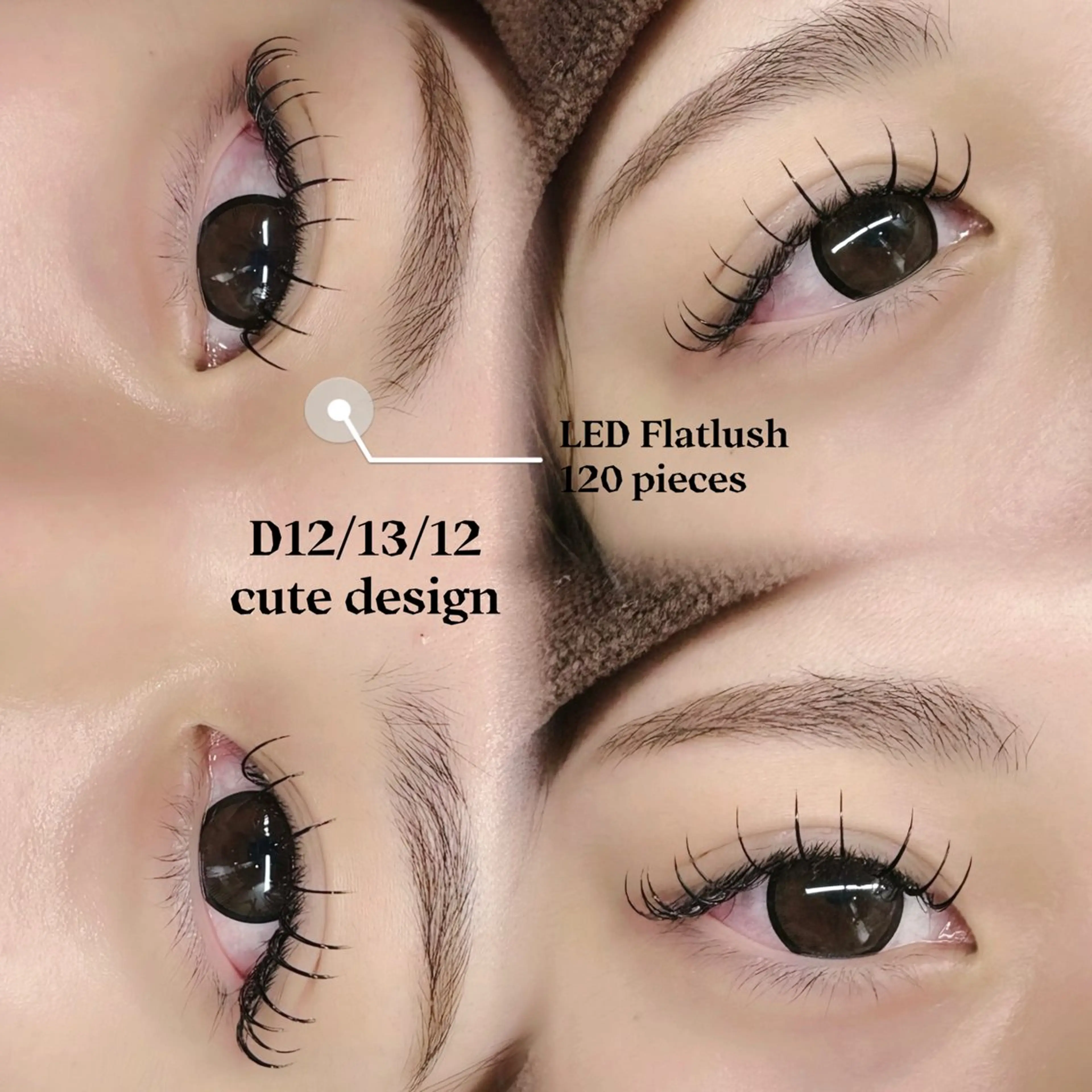 マツエク・マツパ フラットラッシュ 束感👀エクステ 🍒Izumi👀のマツエク・マツパデザイン