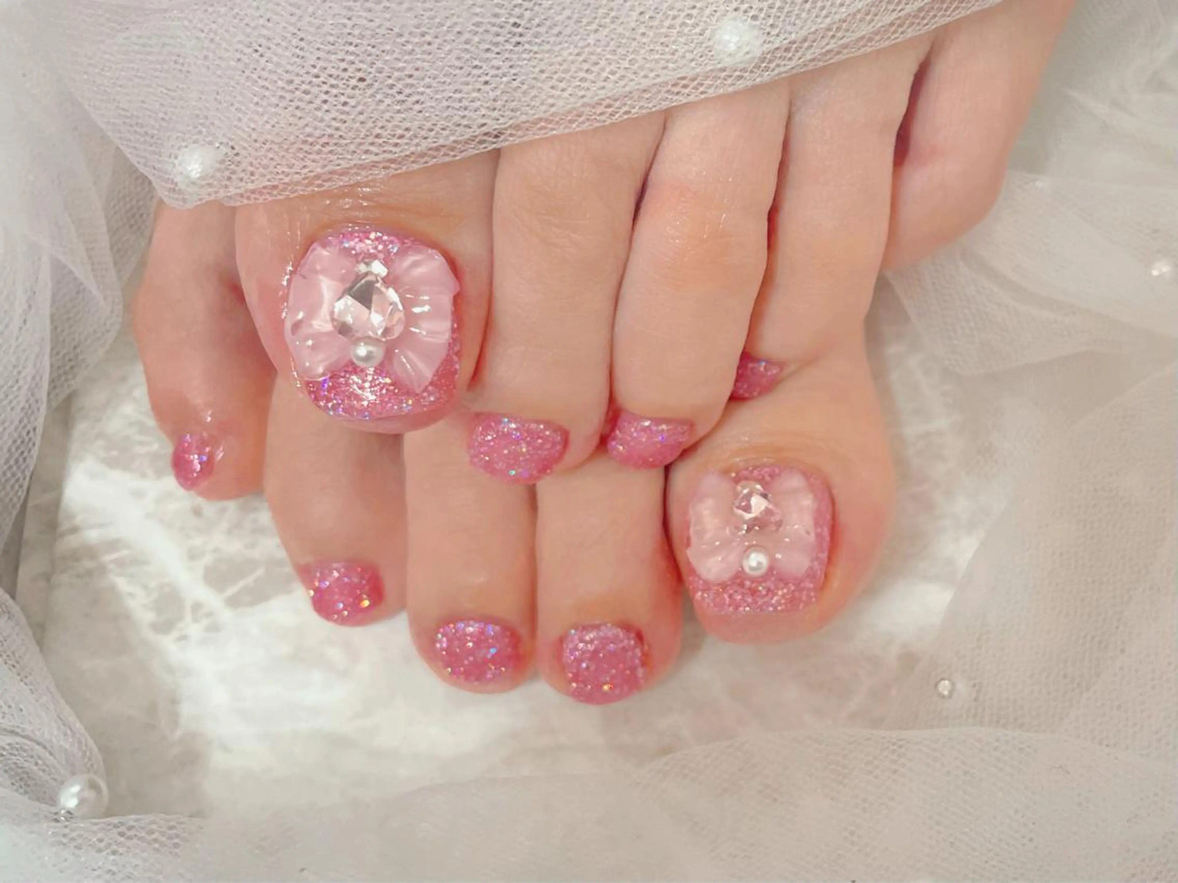 ネイル フットネイル マジックミラー所属・マジック ミラーのネイルデザイン