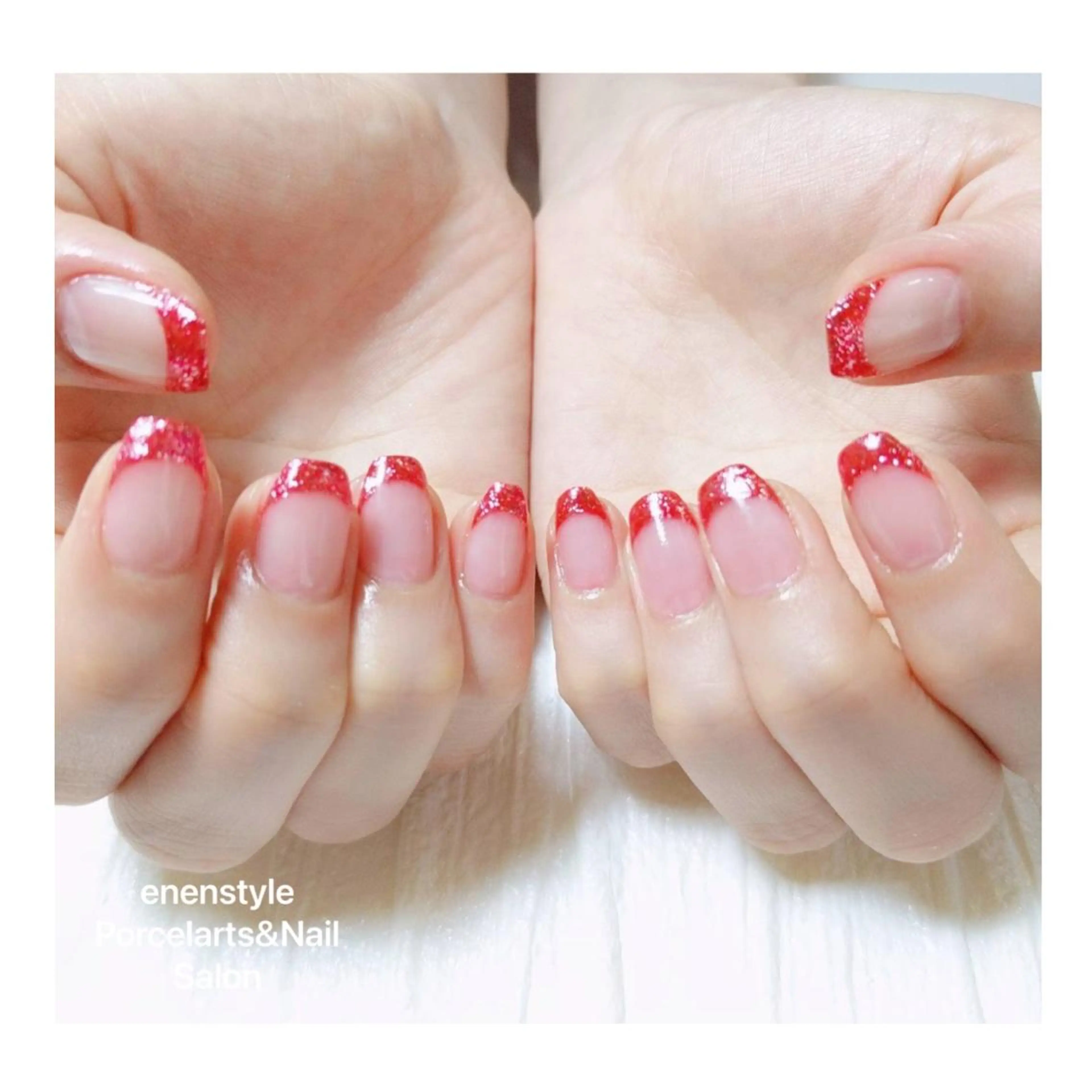 ミディアム ネイル ハンドネイル 👑enen style👑のネイルデザイン