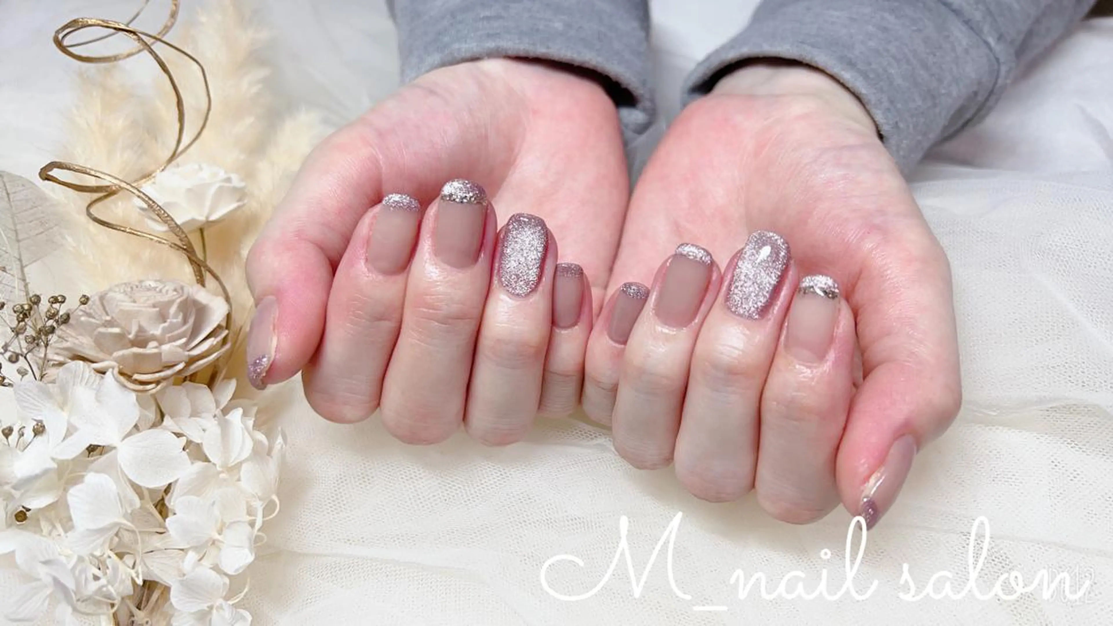 ネイル シンプルネイル M_ nail salonのネイルデザイン
