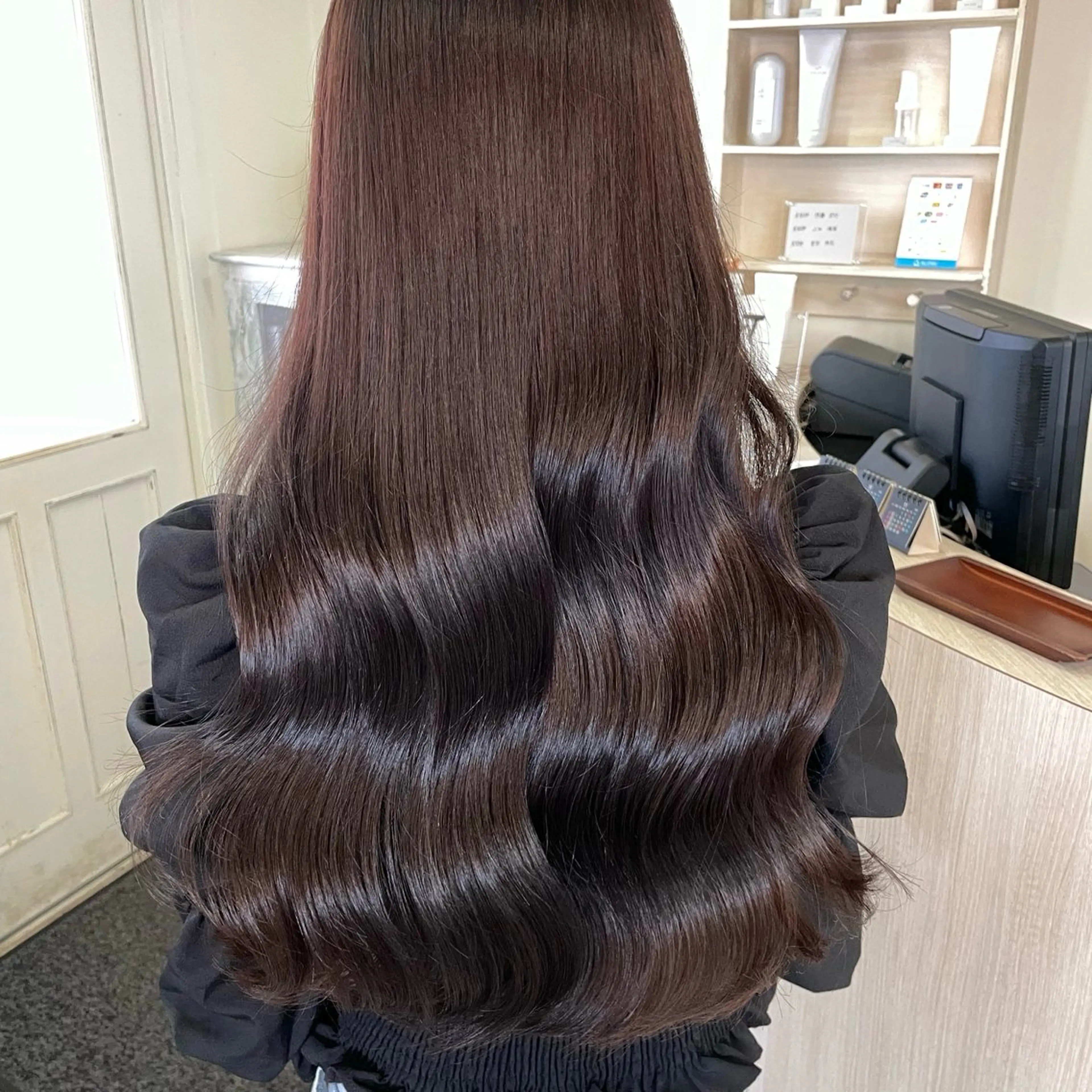 ロング カット ヘアカラー トリートメント 【髪質改善】 Wakanaのヘアスタイル