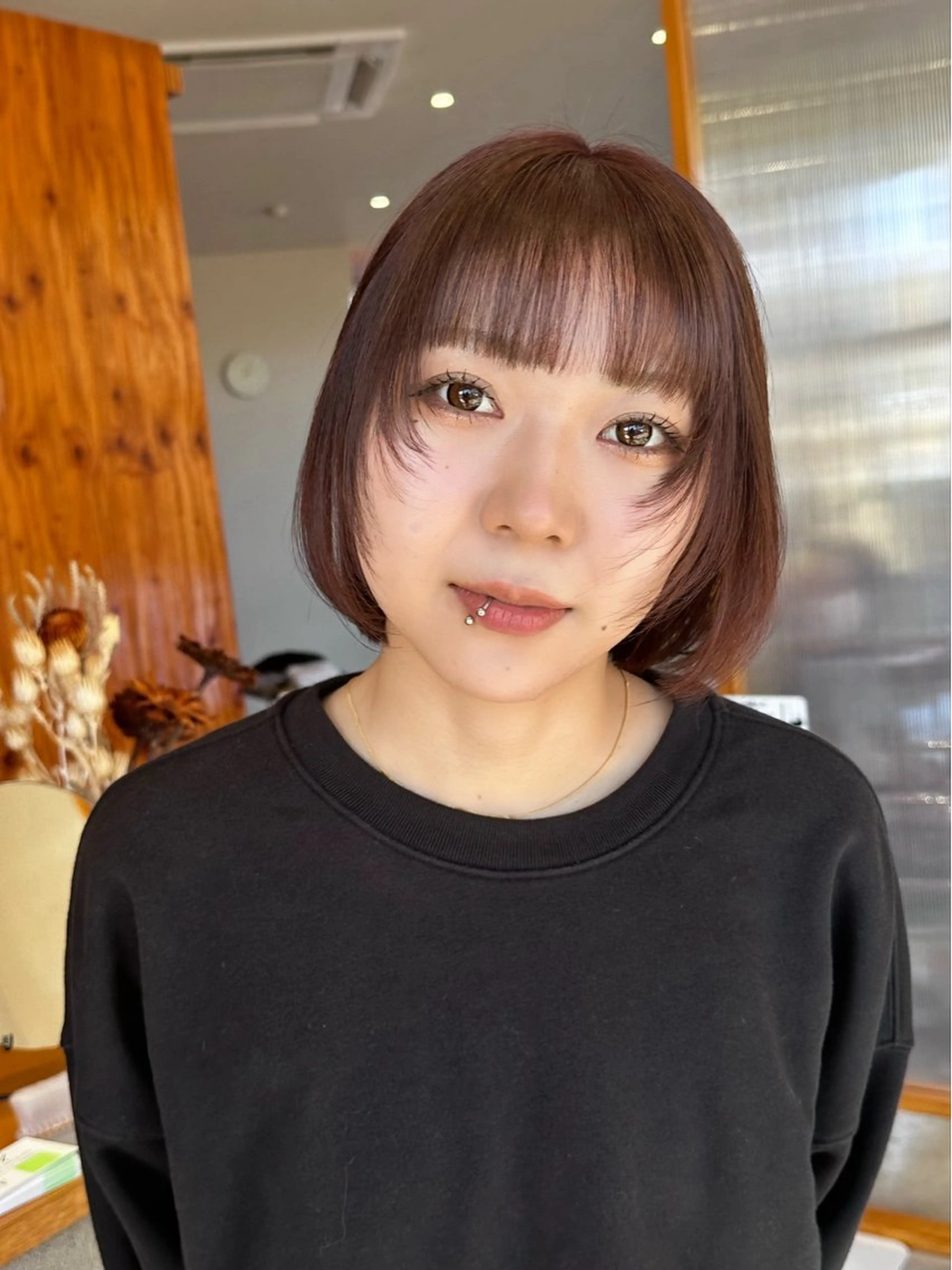 ショート ボブ 顔まわりレイヤー レイヤーカット 似合わせカット 沼田 大地のその他イメージ