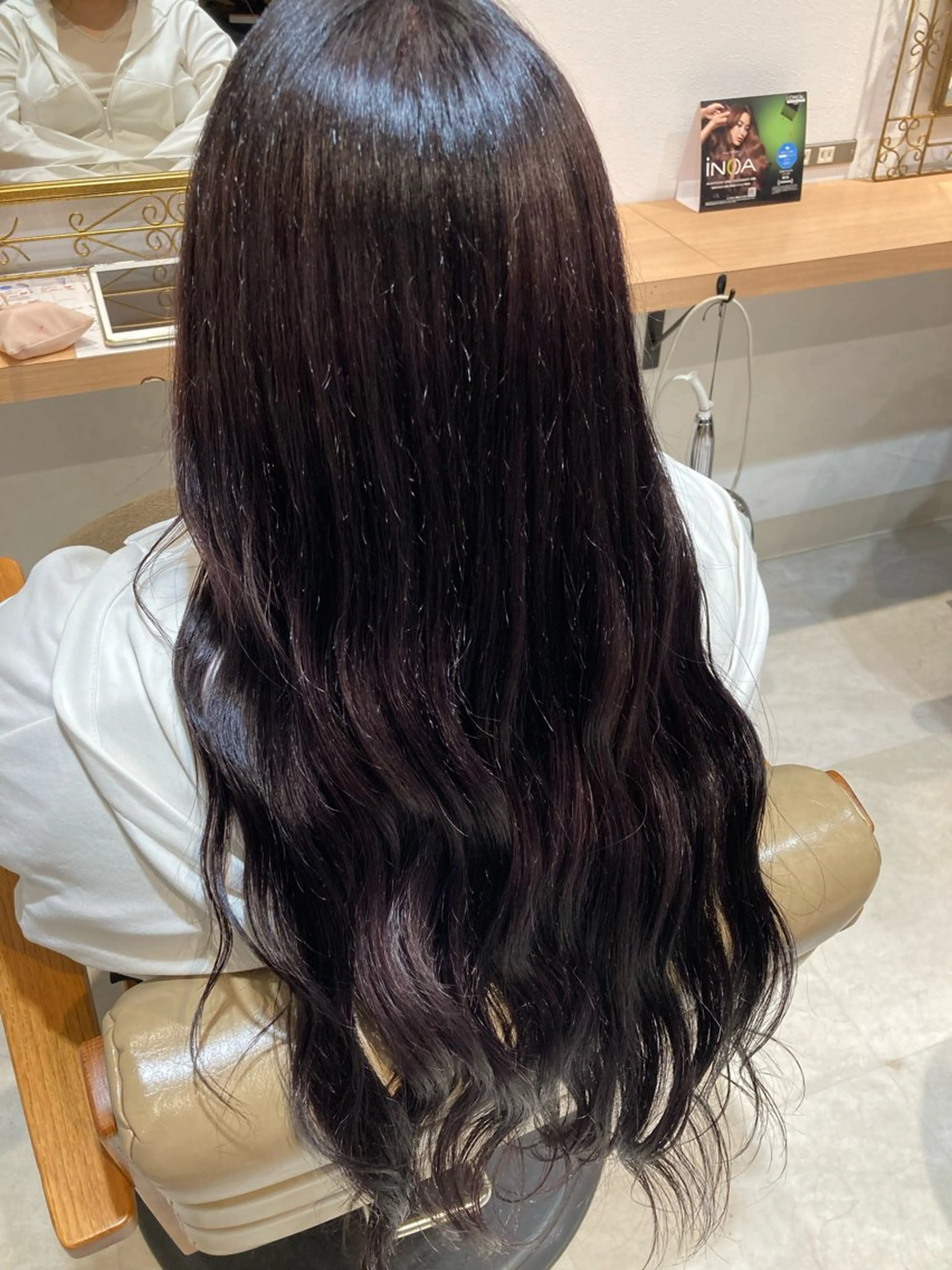 ロング ツヤカラー3850 まいのヘアスタイル