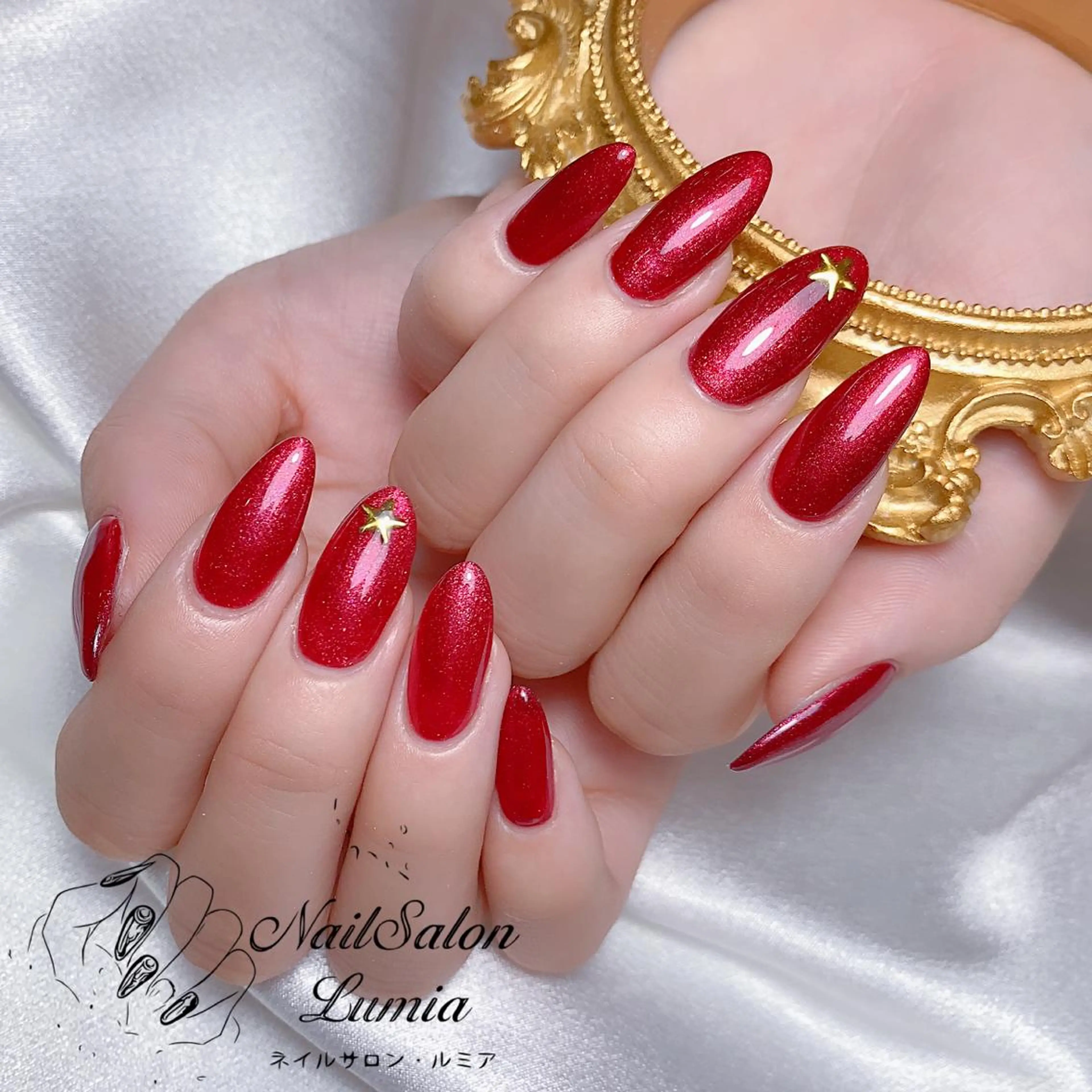 ネイル ハンドネイル ネイルサロン ルミア Lumia 店長のネイルデザイン