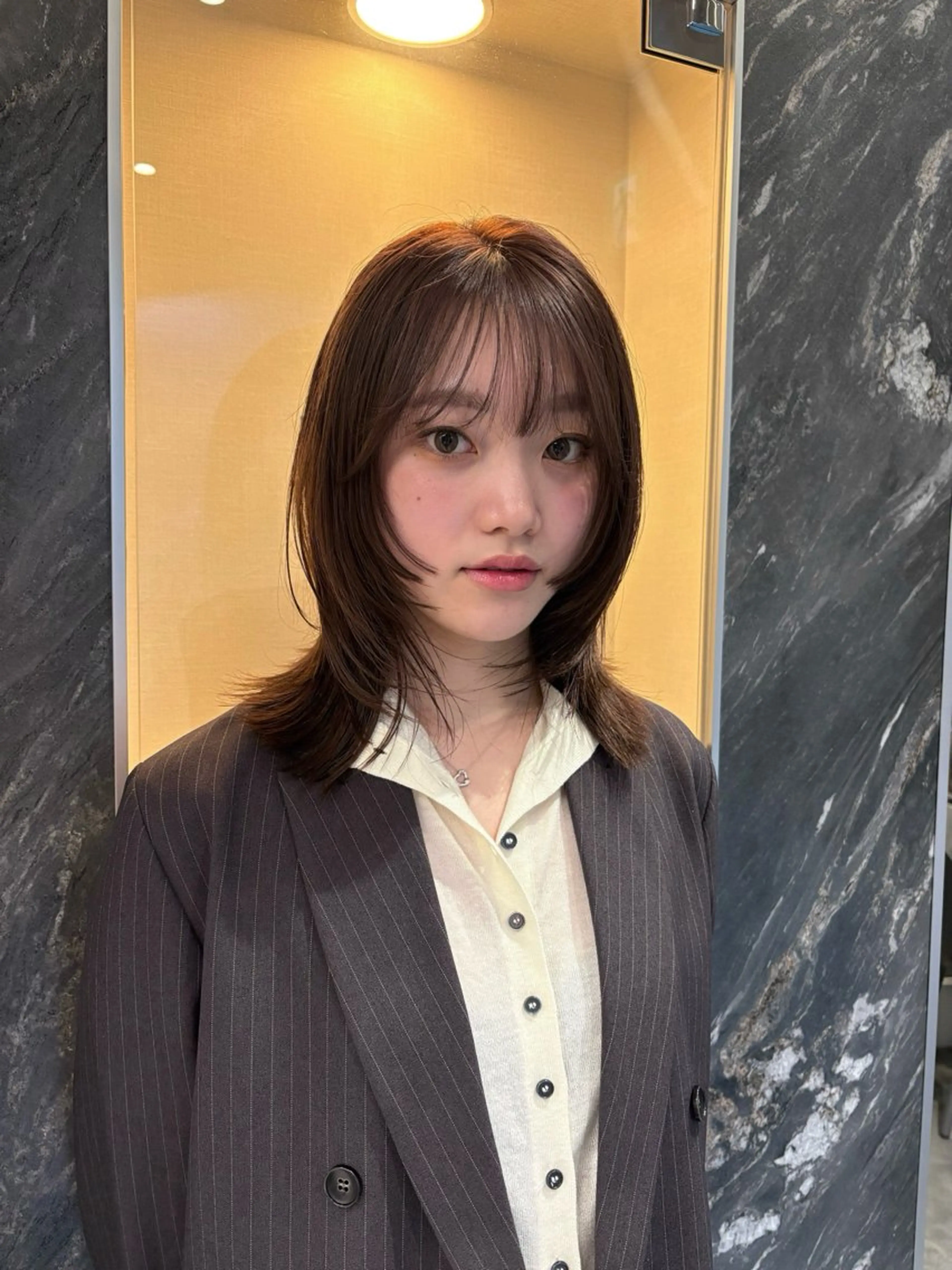 カラー ブリーチ/レイヤー momoha🐰🪡のヘアスタイル