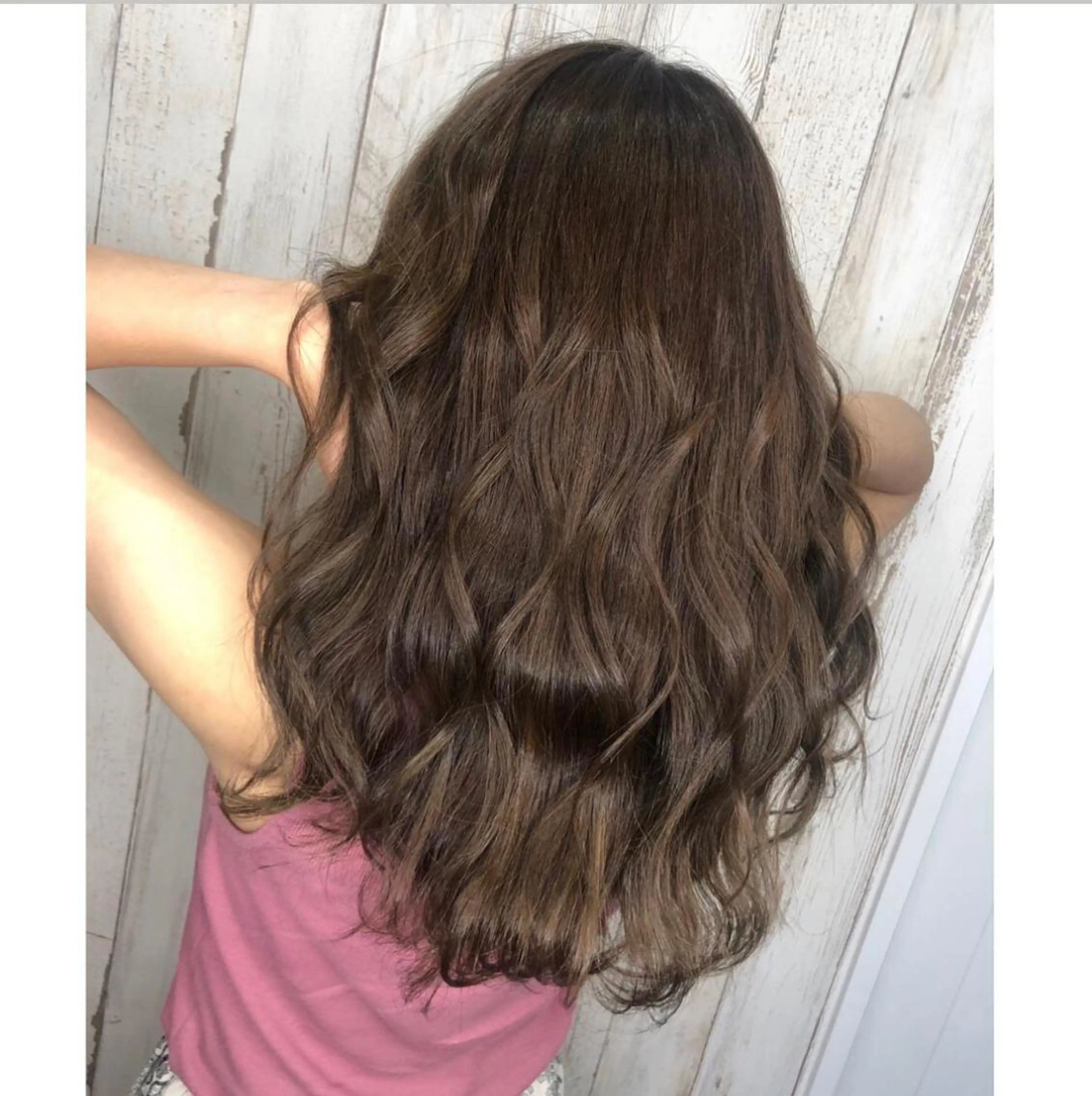 ロング カラー 韓国ヘア/レイヤー/ ツヤカラー/ Aiのヘアスタイル