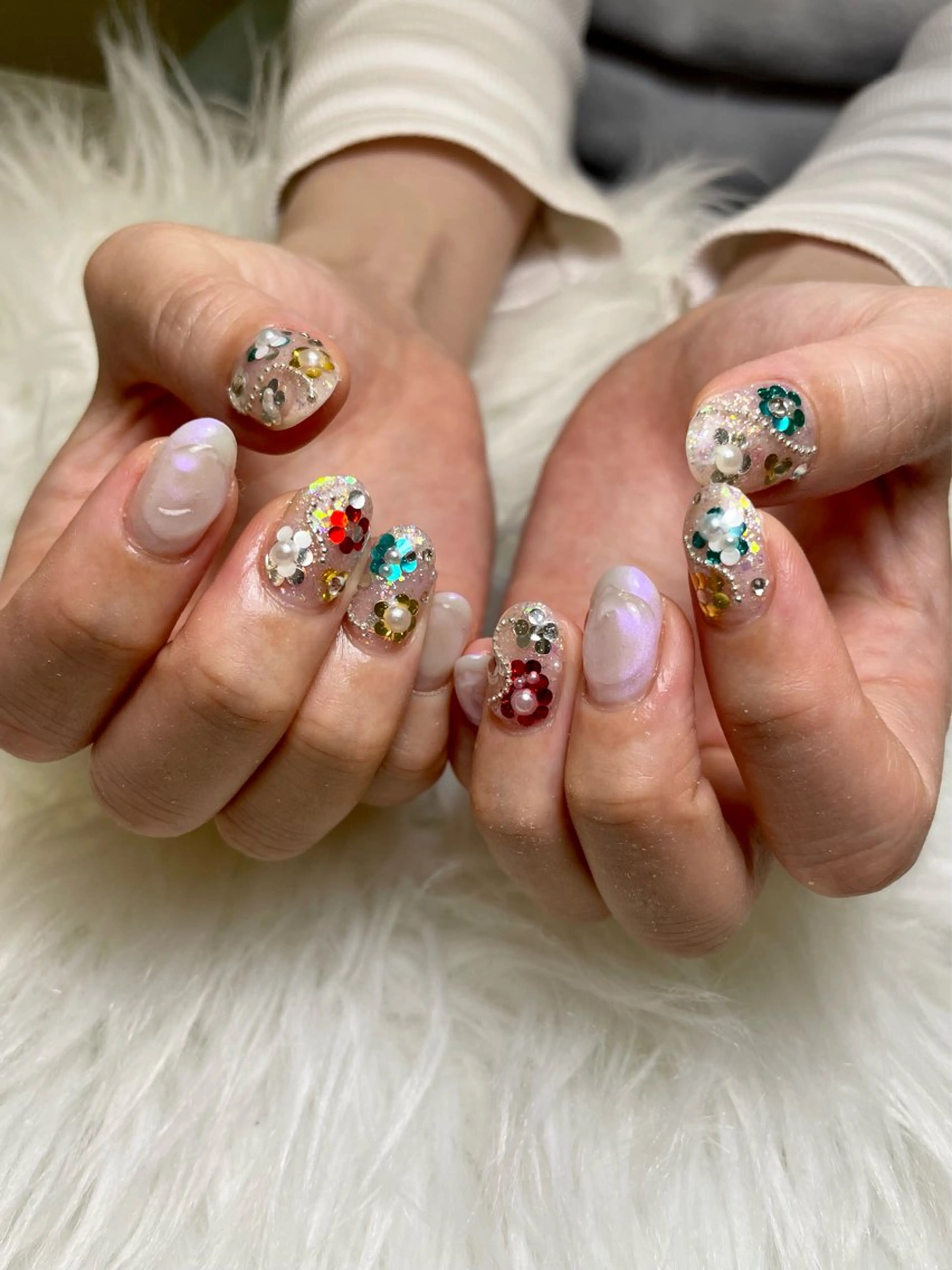 ネイル ハンドネイル SunnyRoa aguri ୨୧˖*のネイルデザイン