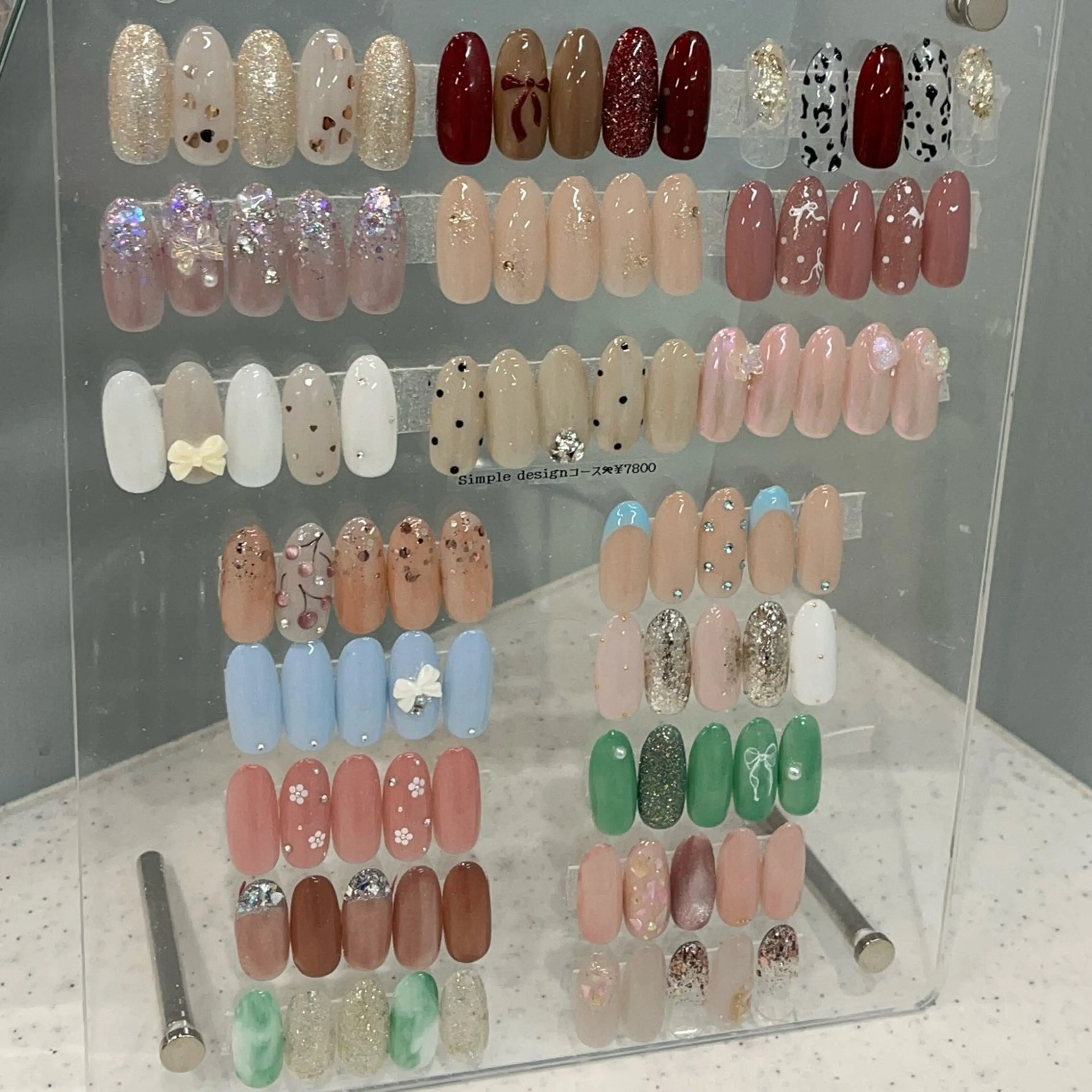 ネイル 持ち込み 春ネイル 冬ネイル ハンドネイル eight nail 春菜のネイルデザイン