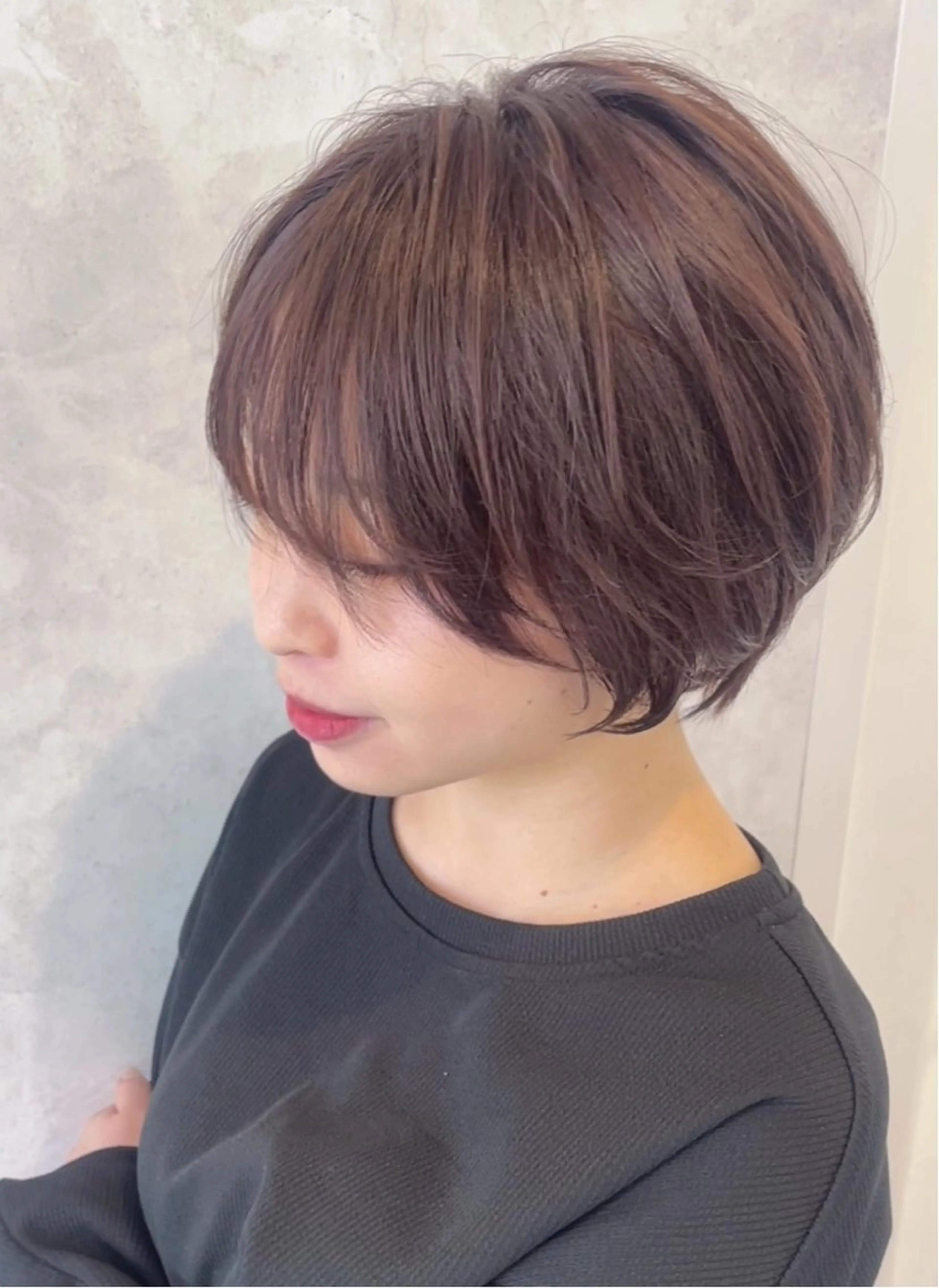 ショート カット ヘアカラー トリートメント Yusei/似合わせ /韓国風レイヤーのヘアスタイル