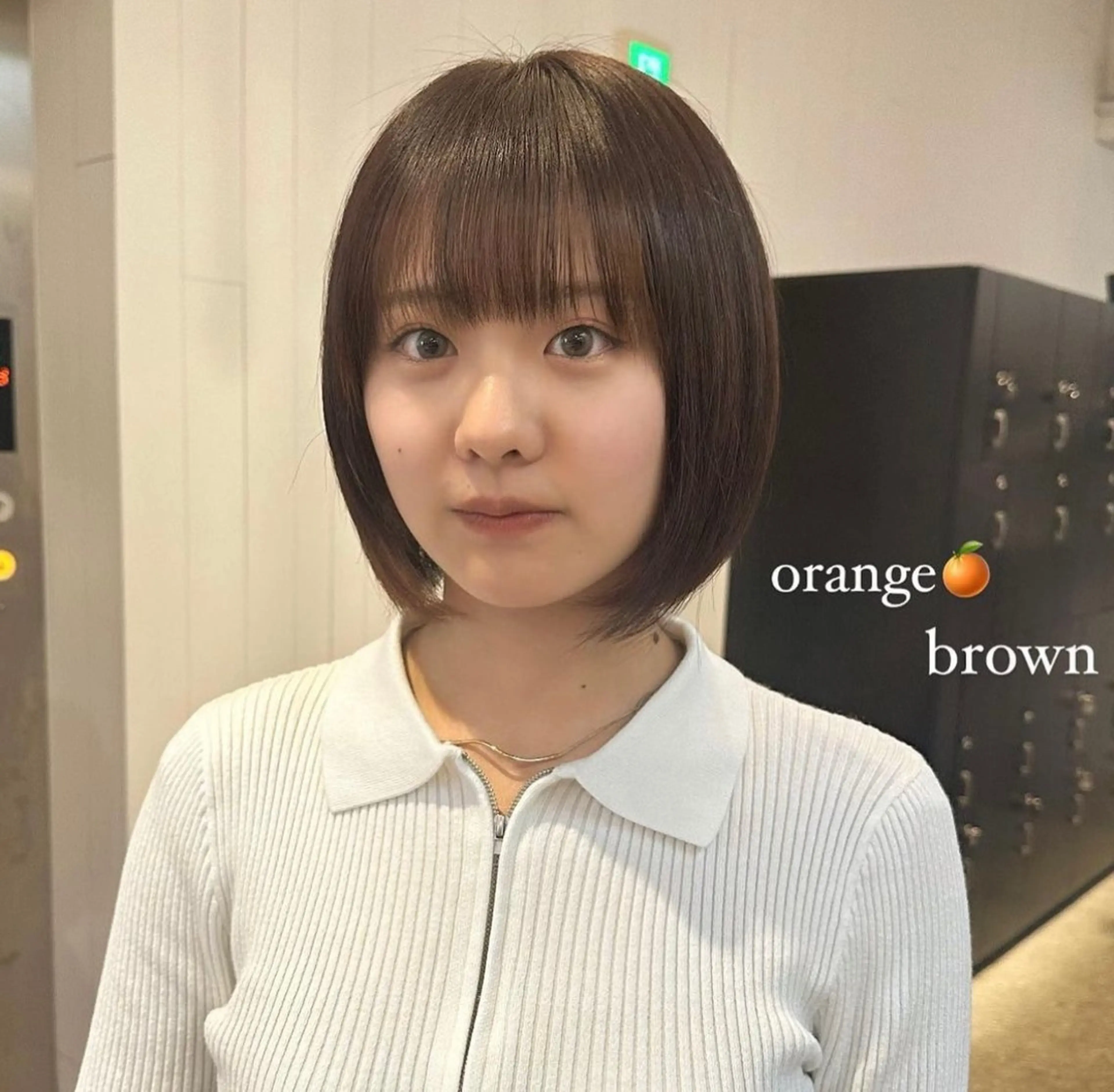 カラー Haruka 🎀暖色カラーのヘアスタイル