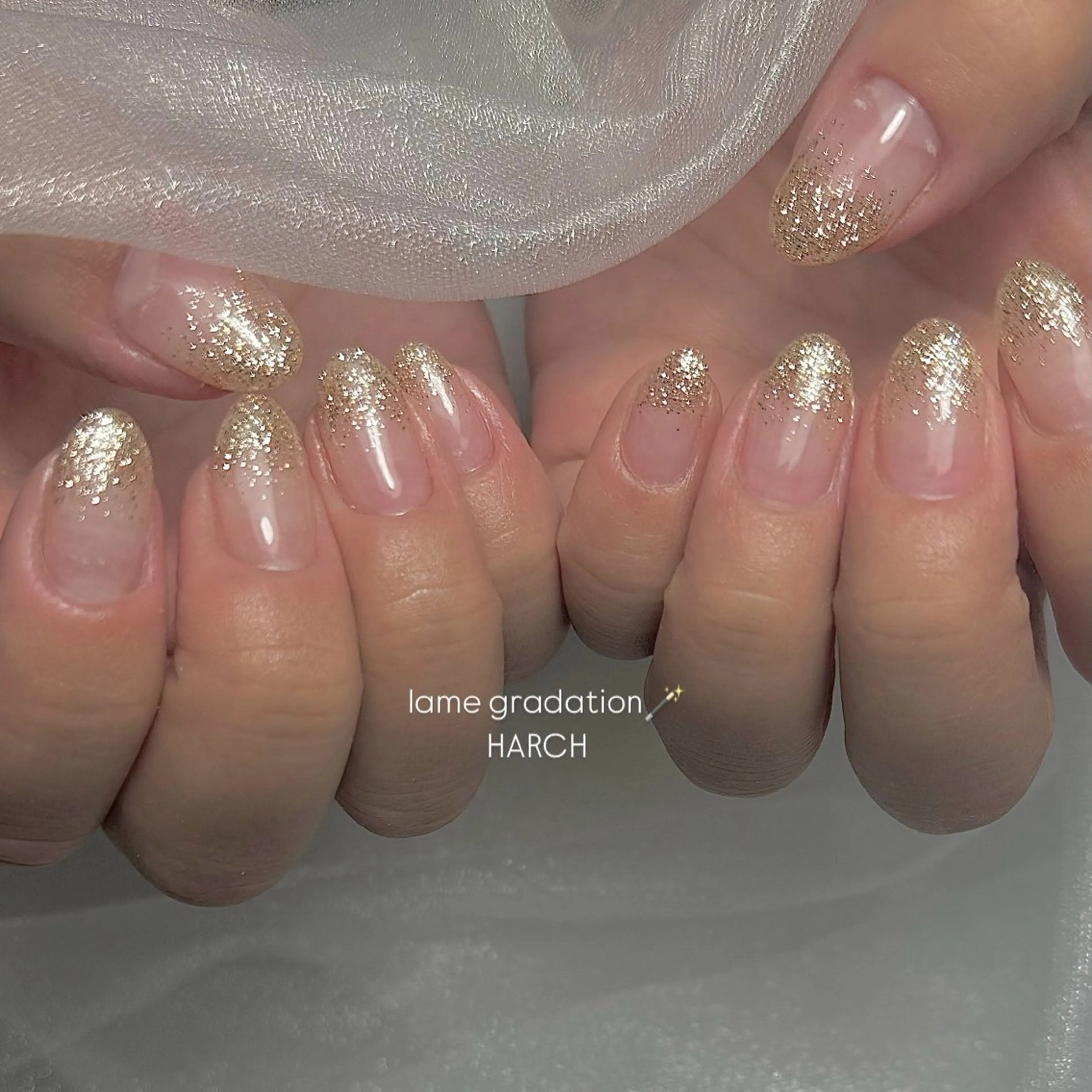 ネイル キラキラネイル ラメ(グリッター) オフィスネイル シンプルネイル ブライダルネイル ハンドネイル H nailのネイルデザイン