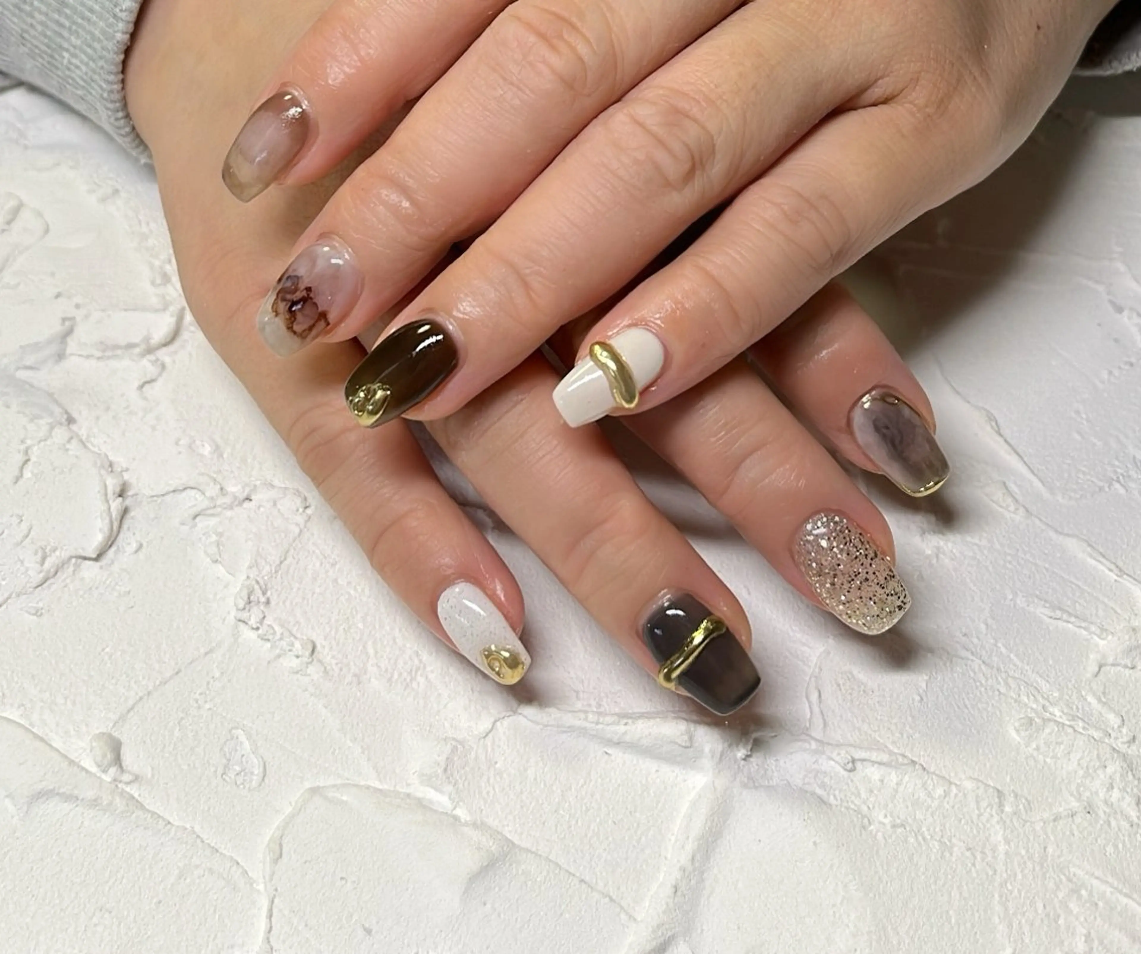 ネイル ハンドネイル Lofi nails ゆきこのネイルデザイン