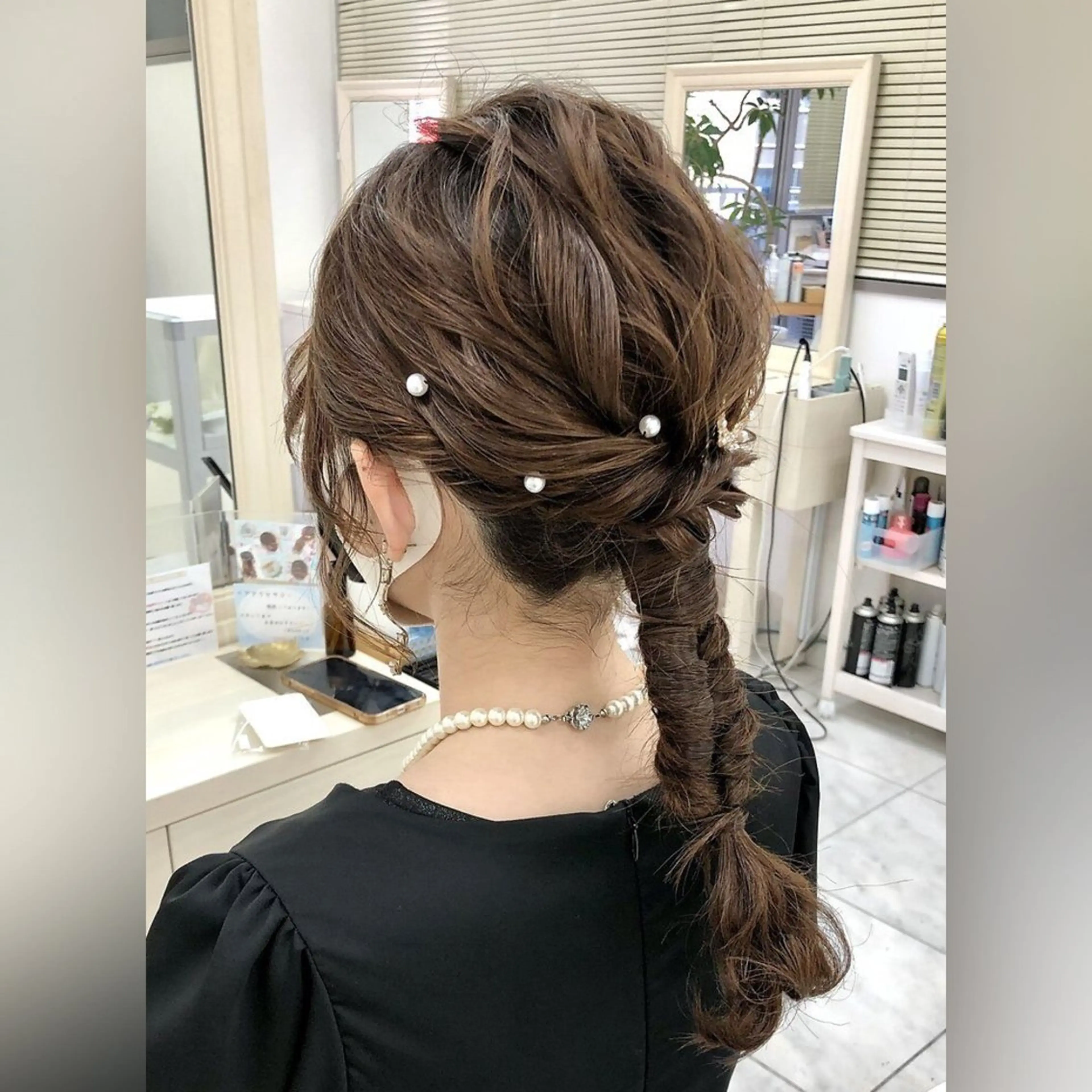 ヘアアレンジ 似合わせヘアメイク 💐オダギリチアキのヘアスタイル
