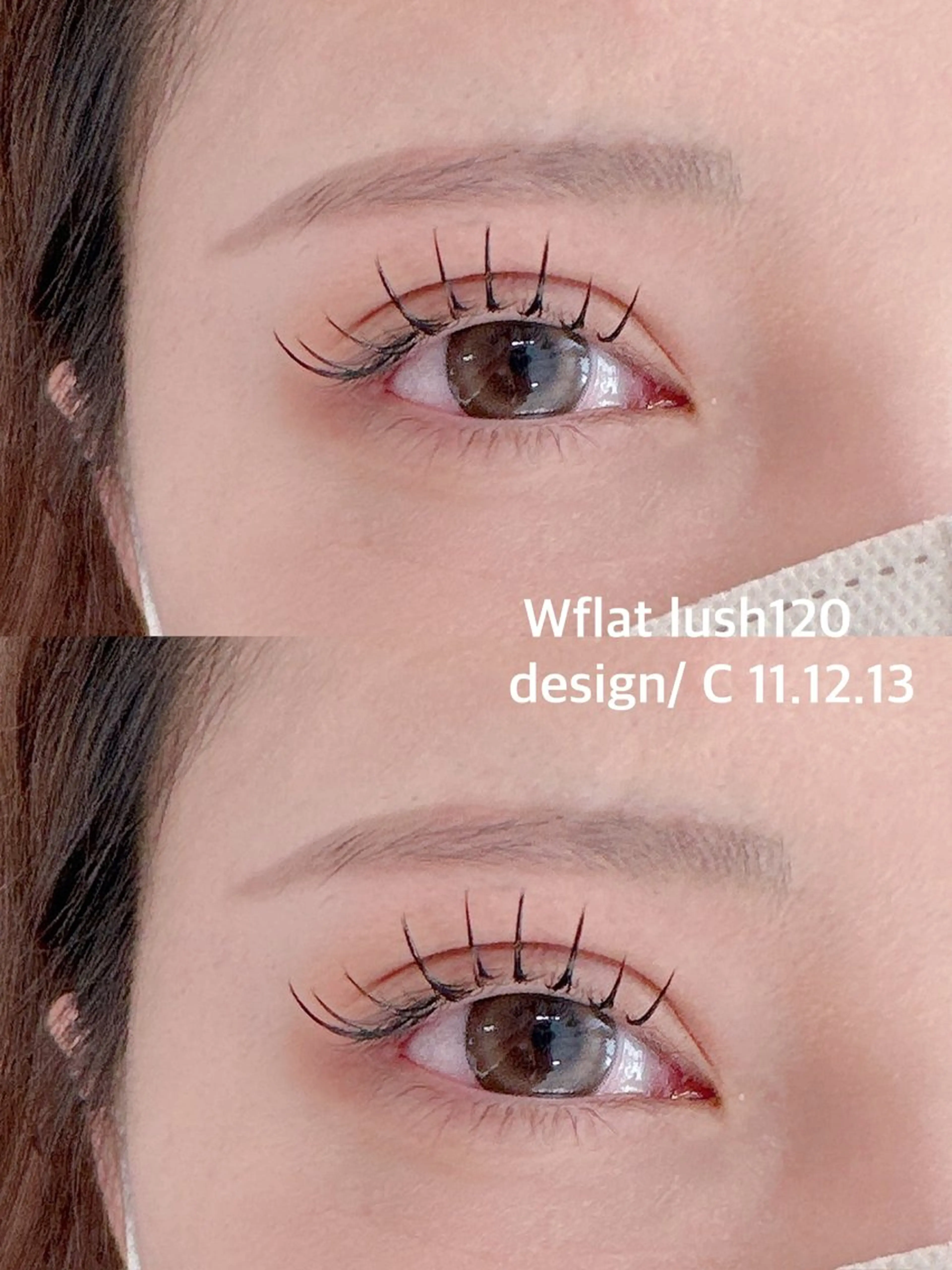 💖ダブルフラットラッシュ120本💖(オフなし)✨️通常7000円→今だけ5900円✨の写真