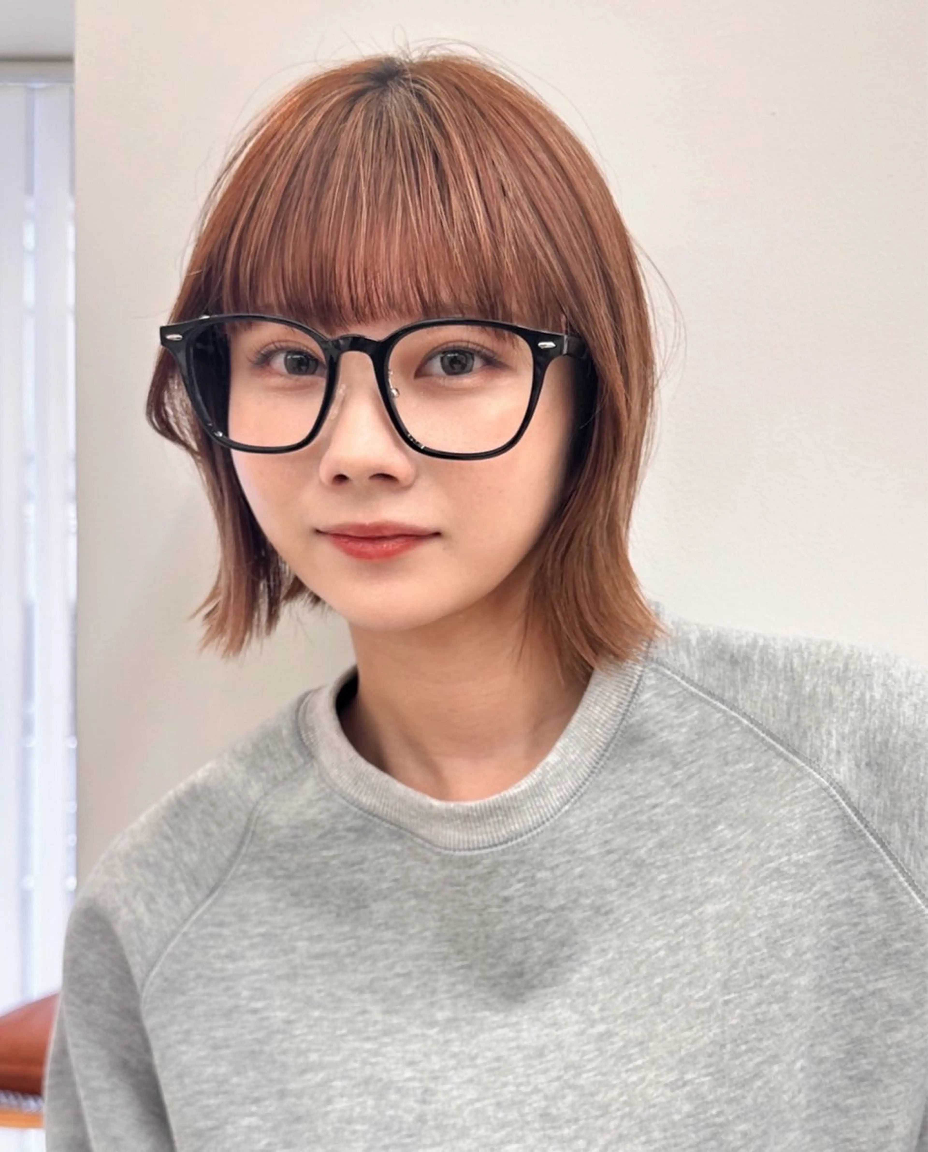 ミディアム カット ヘアカラー トリートメント ヘッドスパ/縮毛矯正 /横山陸人のヘアスタイル