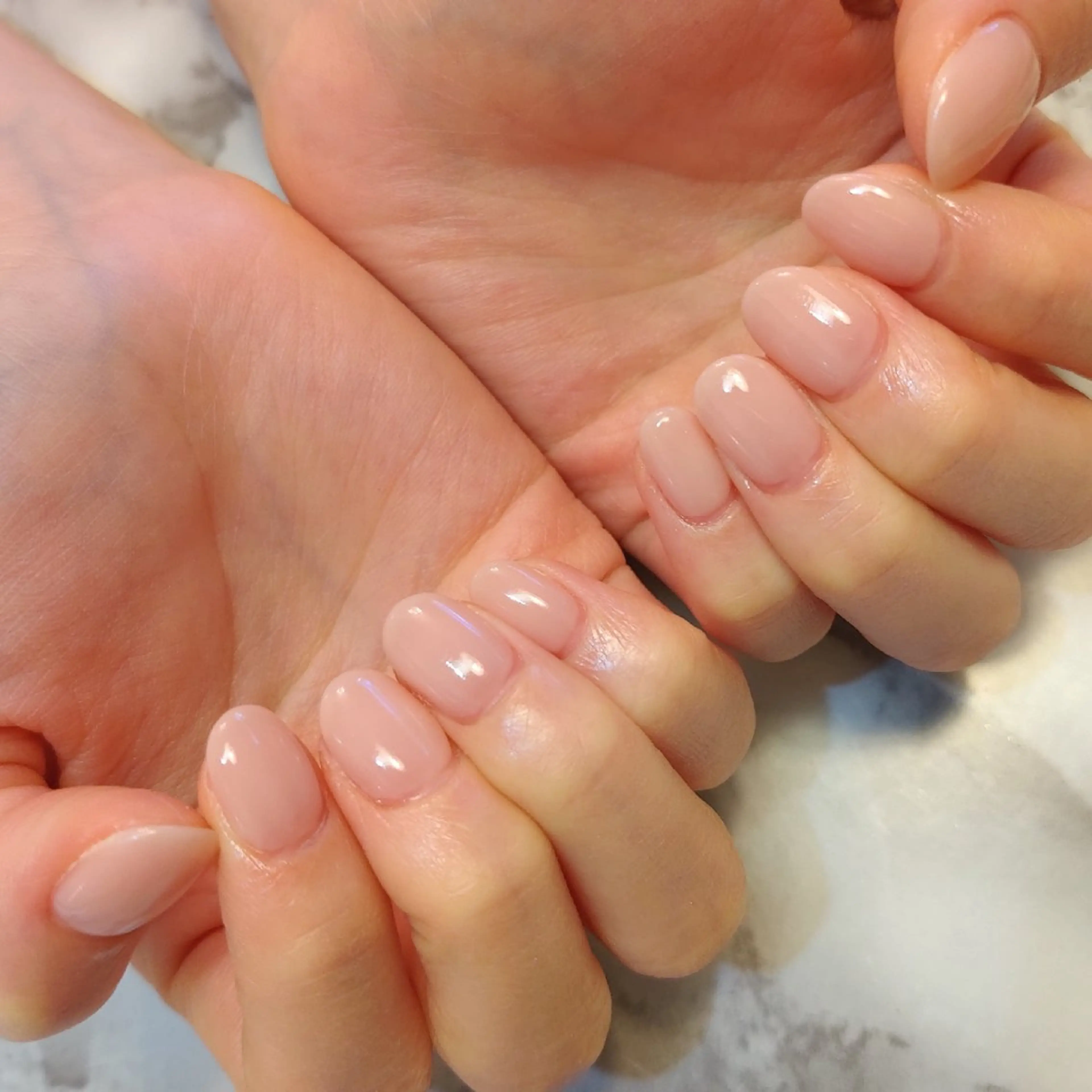 ネイル ワンカラーネイル ジェヌインネイル 河内のネイルデザイン