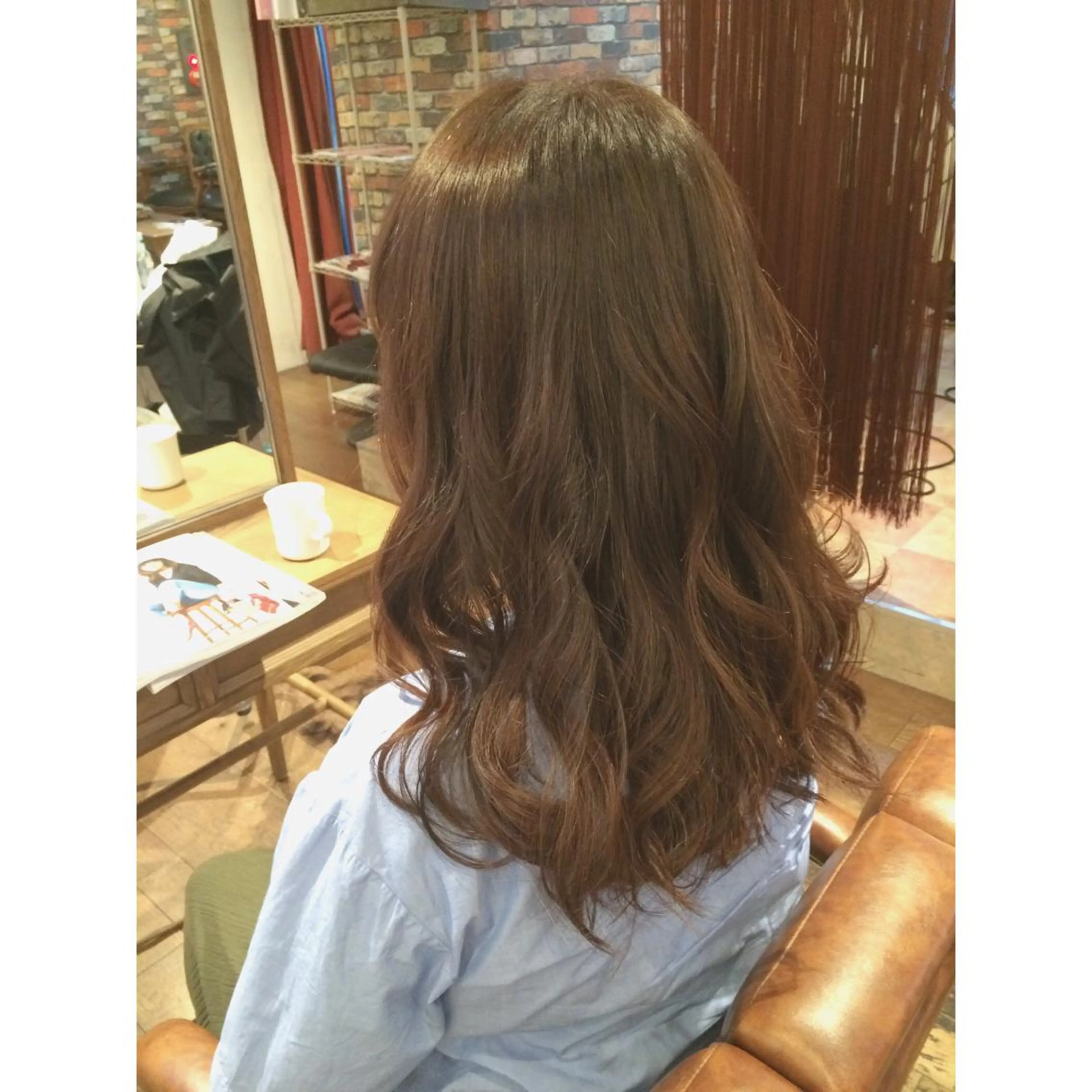 セミロング カラー ヘアアレンジ ベージュカラー ブラウンカラー マエダ　カズエ🫶 coronahairのヘアスタイル