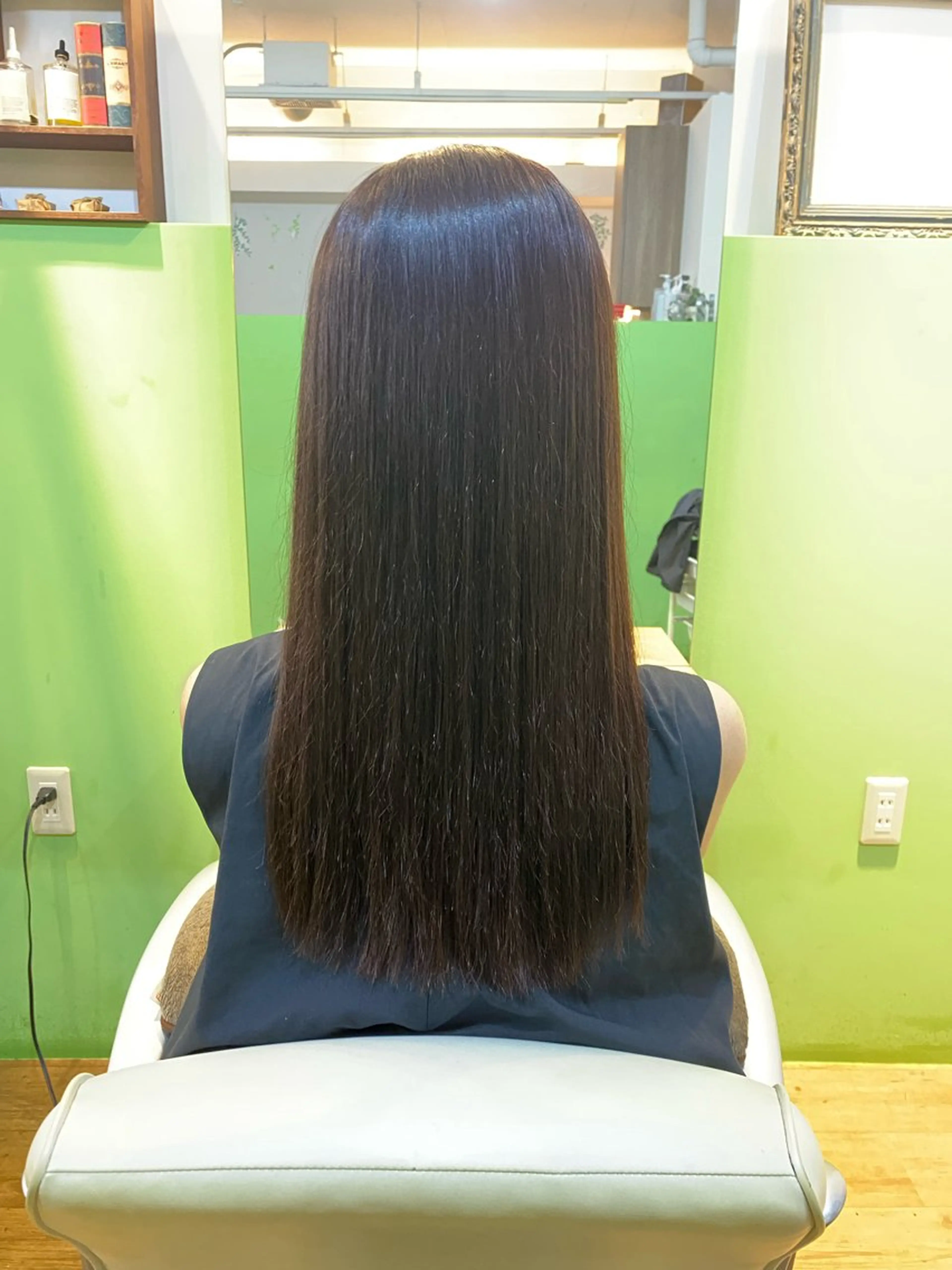 ロング パーマ 髪質改善 縮毛矯正 酸性ストレート ストレートパーマ 【エシカル】 HOSOMIのヘアスタイル