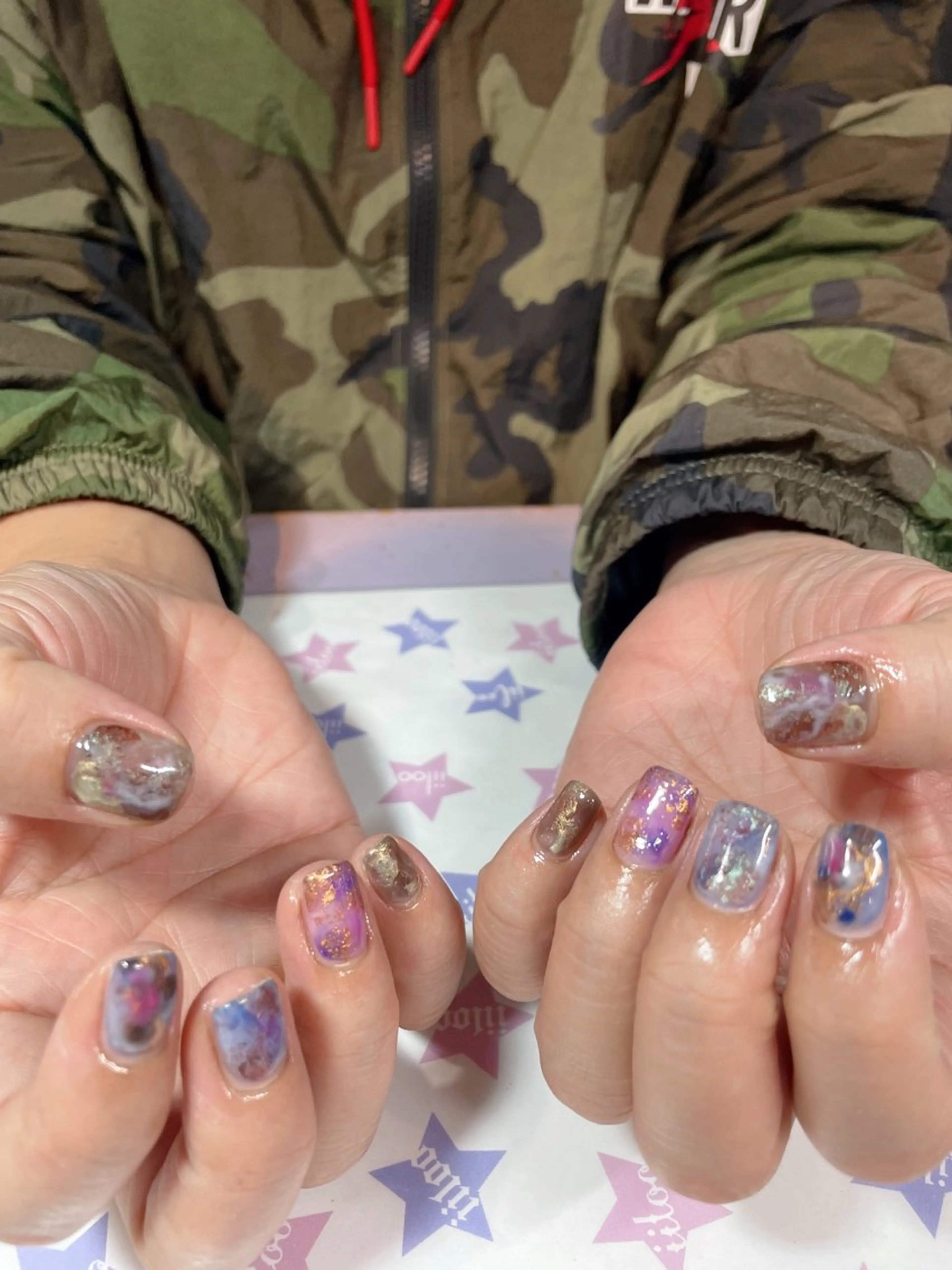 ネイル iiloo aromaworksのネイルデザイン