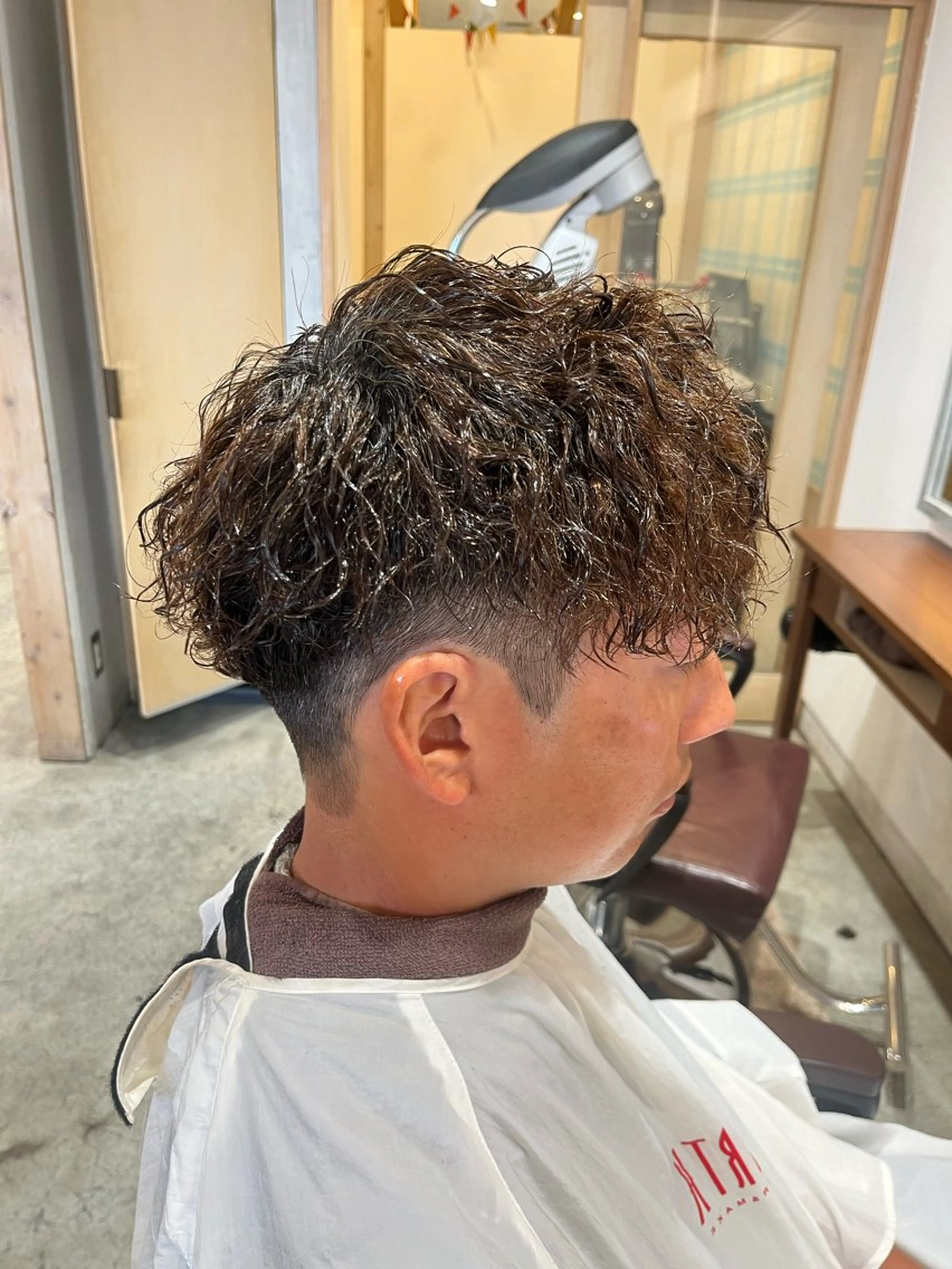 ショート パーマ メンズ 清水 men'sパーマ特化のヘアスタイル