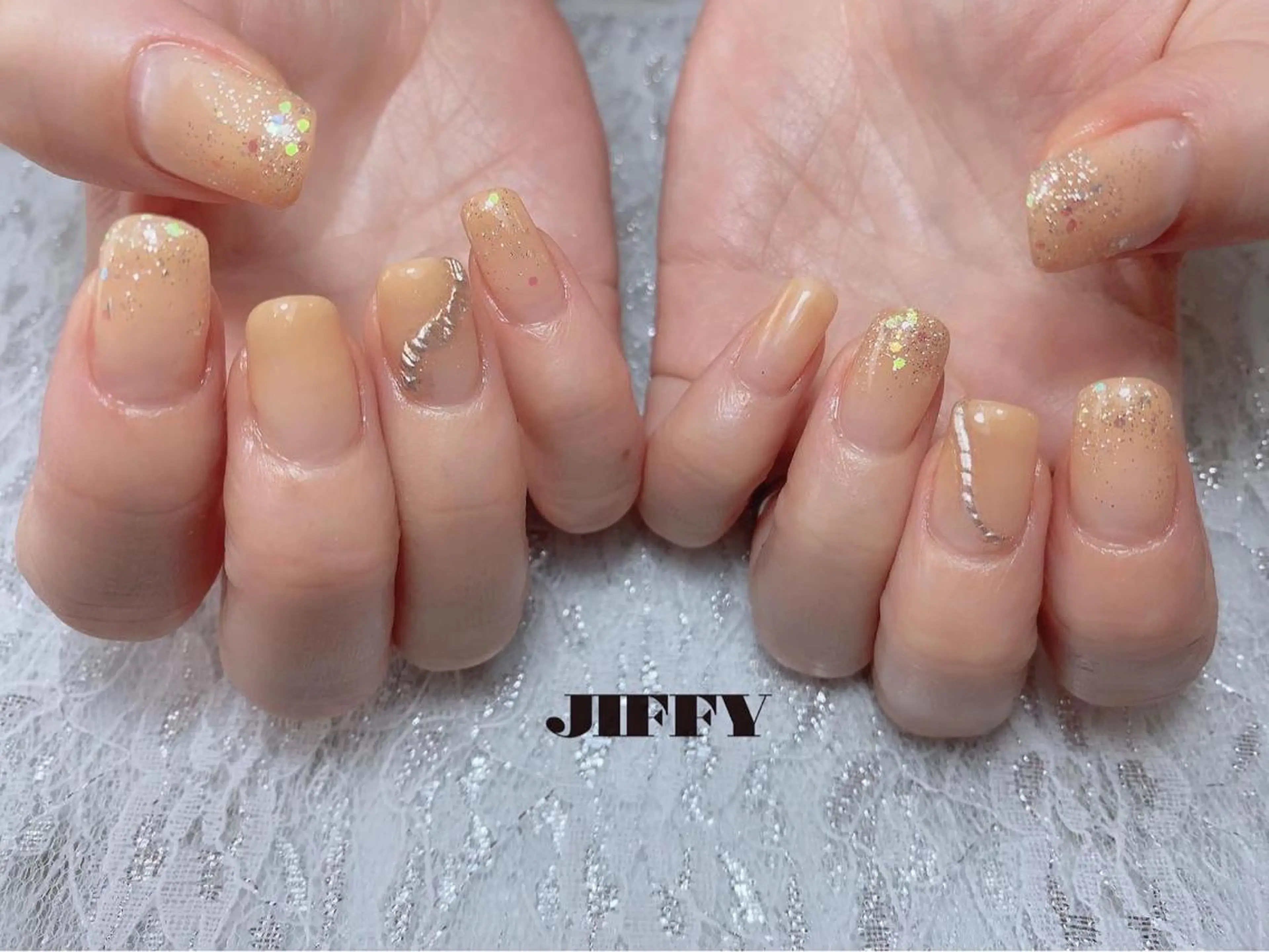 ネイル ニュアンスネイル JIFFY nailstudioのネイルデザイン
