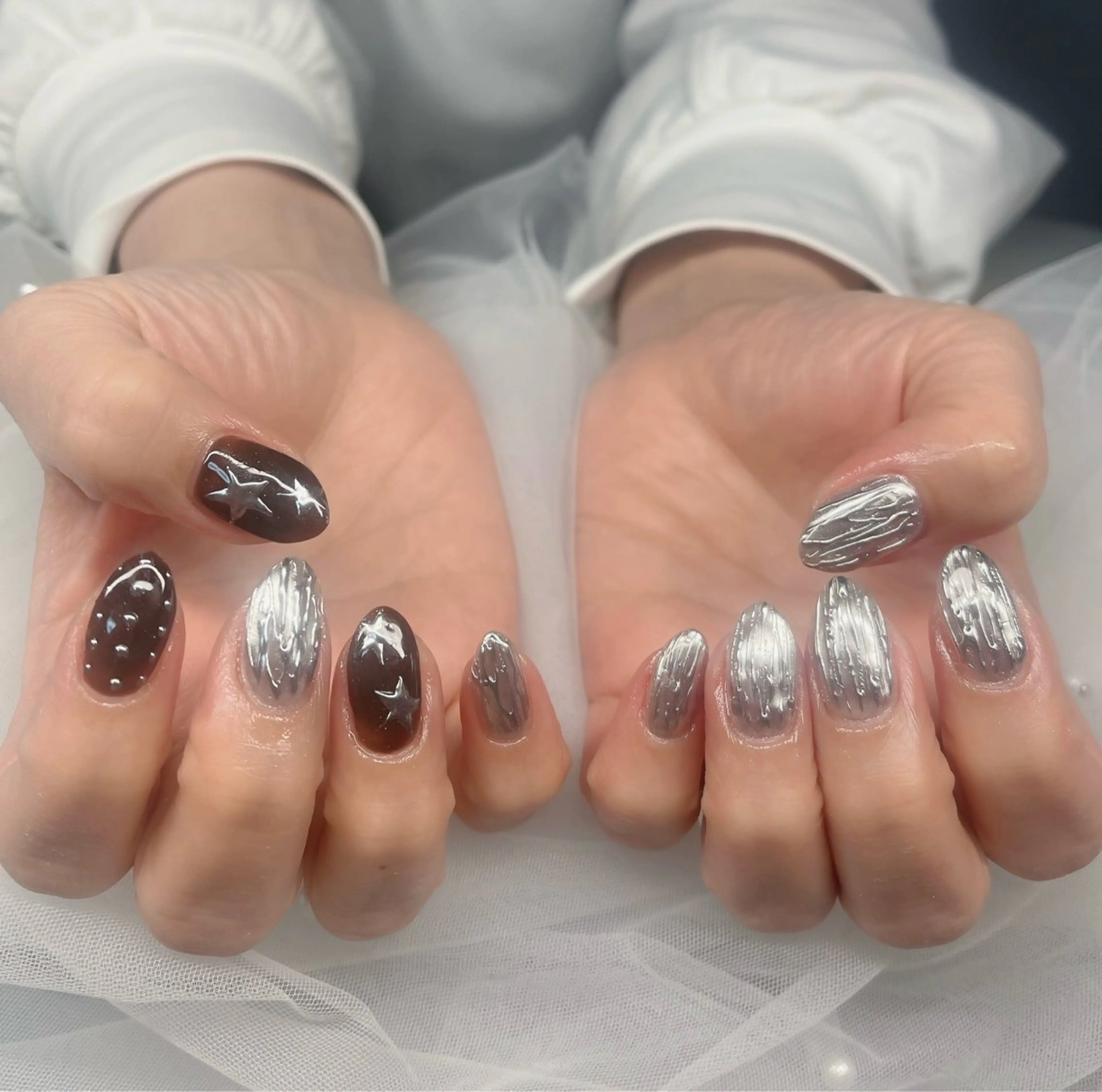 ネイル ハイネイル 自宅サロンのネイルデザイン