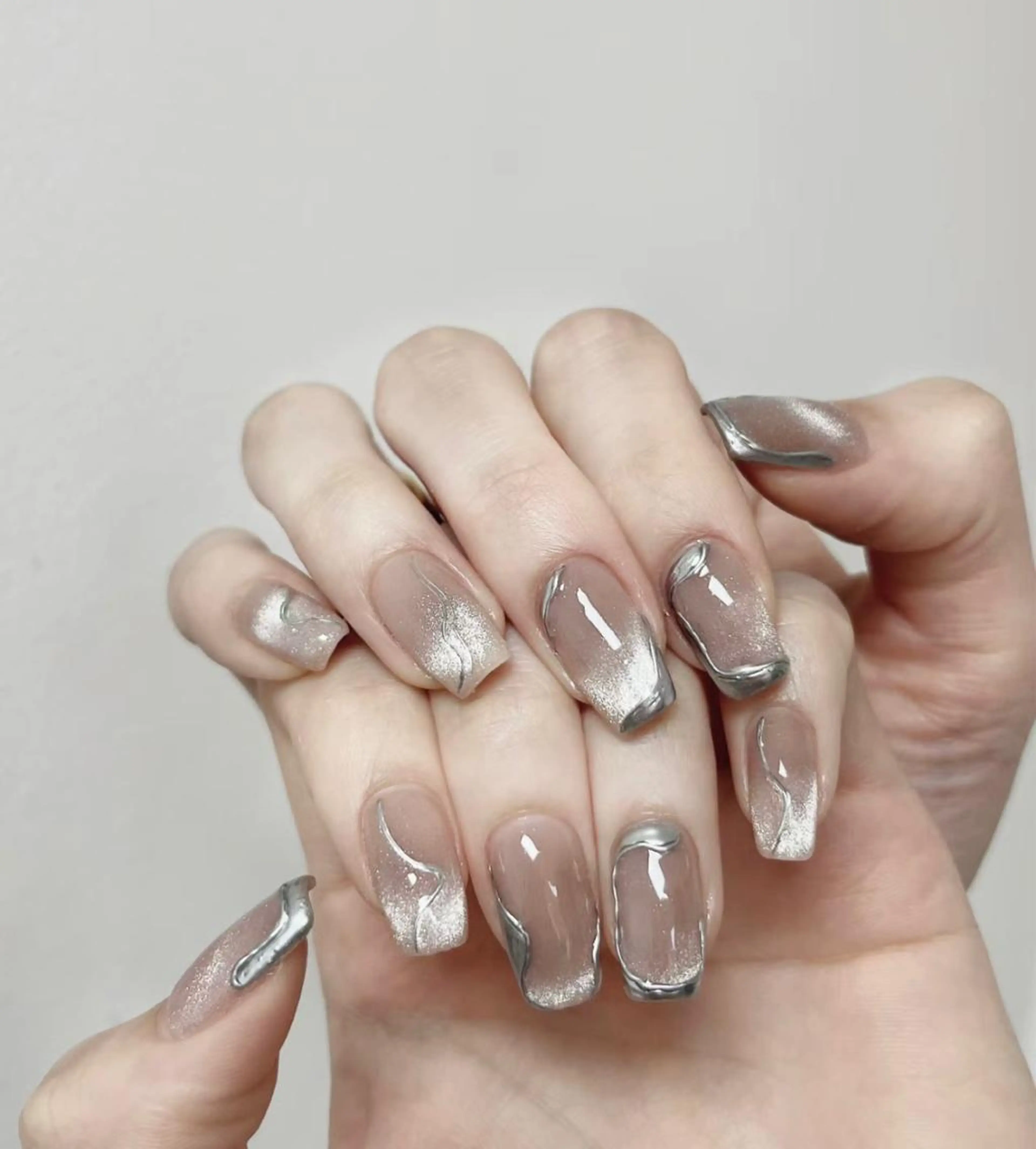 【スカルプ】チップ長さだし、オータム風定額コース☆ご新規オフ無料の写真