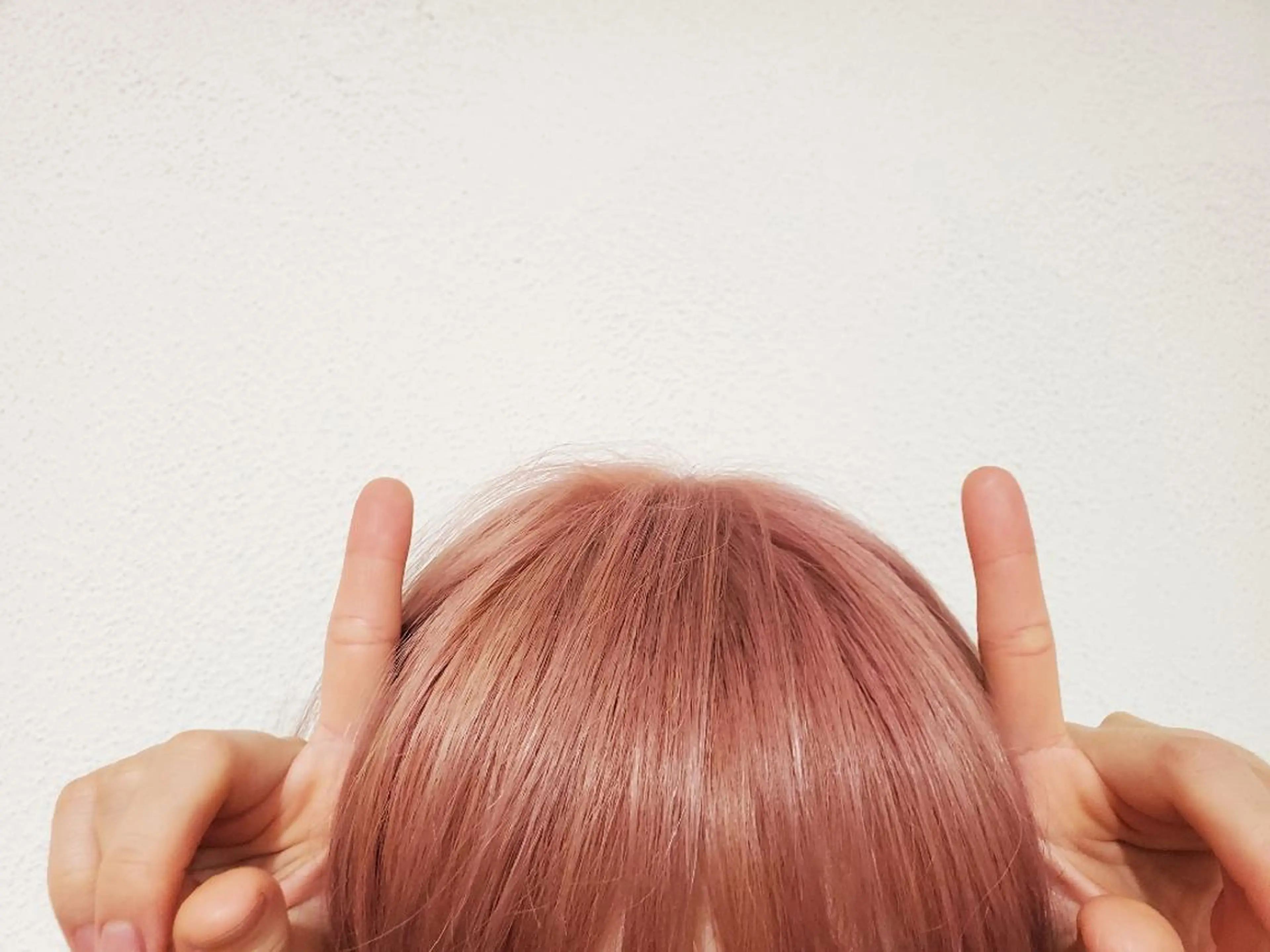 ショート カラー ピンクカラー カット 縮毛矯正 パ ルのヘアスタイル