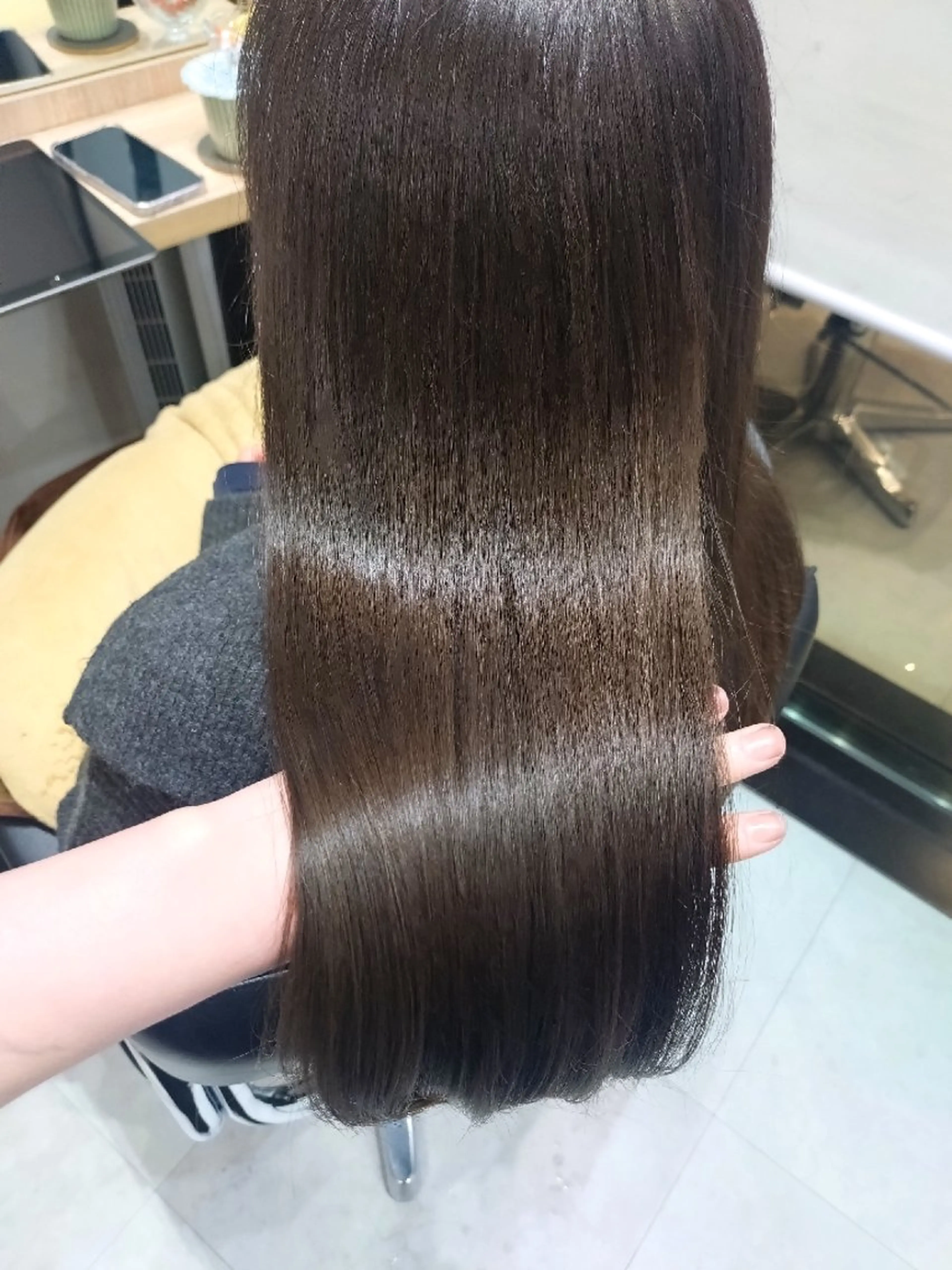 セミロング カラー カット ヘアカラー トリートメント ヘアアレンジ/柔らか 艶カラー/AKARIのヘアスタイル