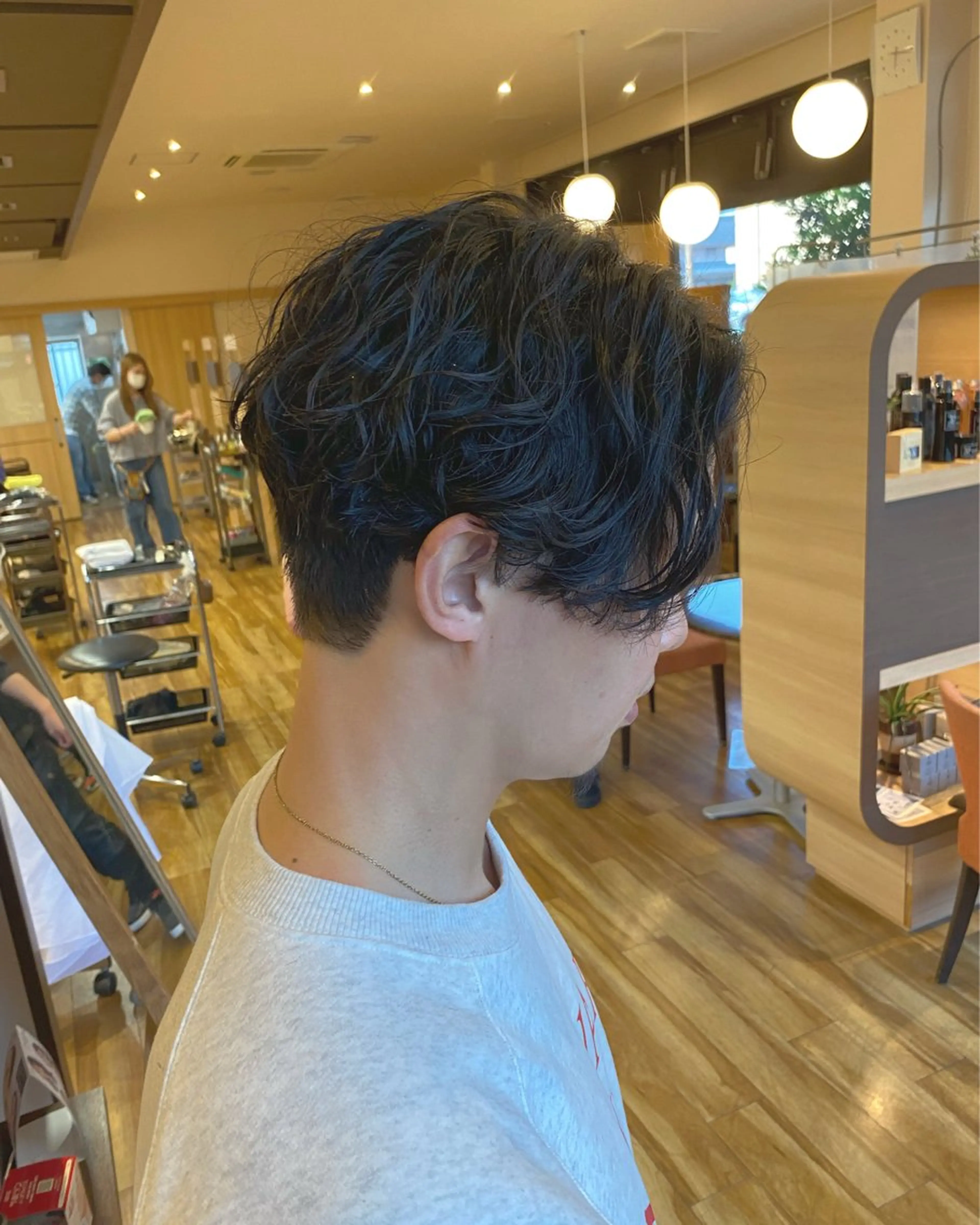 パーマ メンズ 羽切 涼太のヘアスタイル