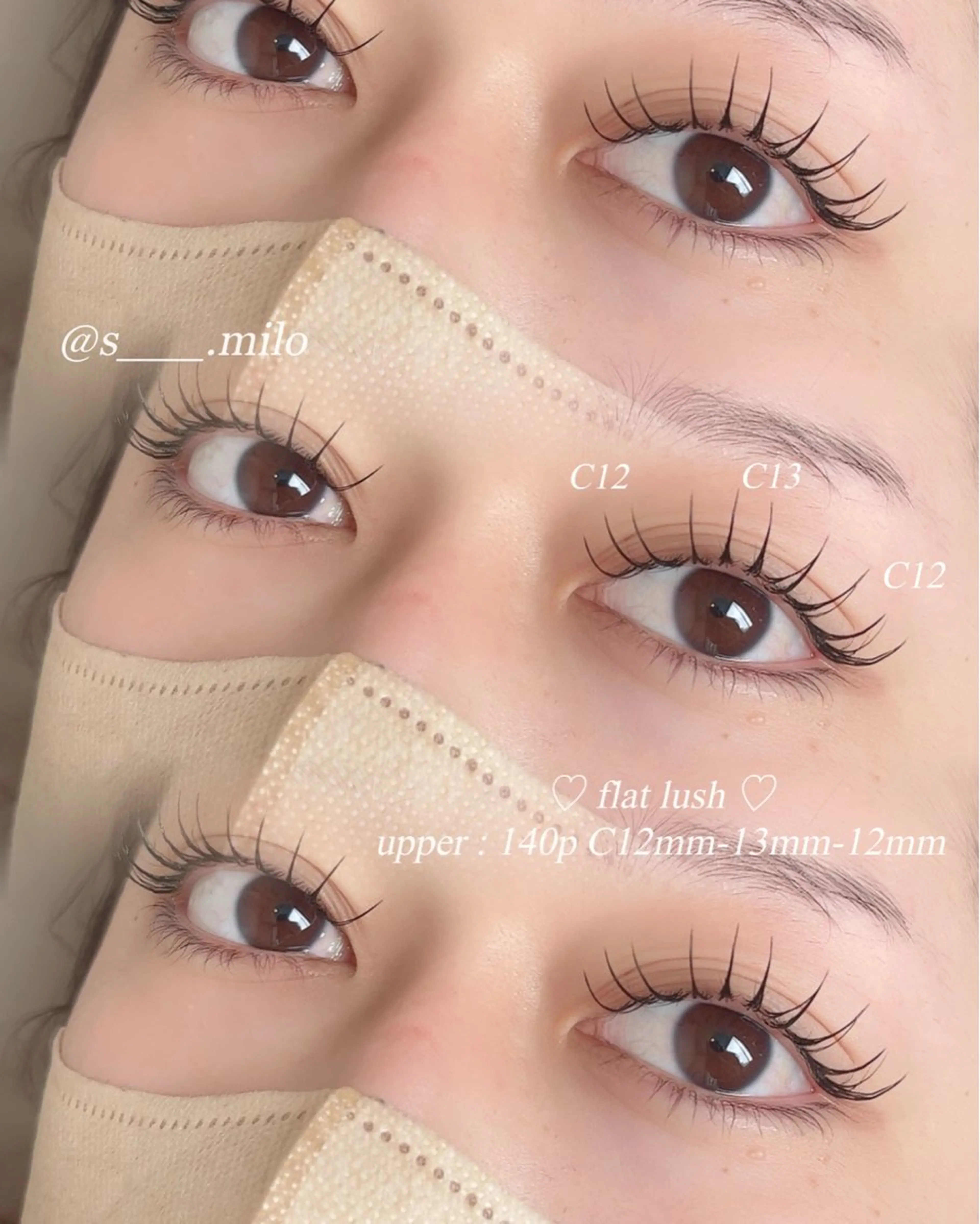 マツエク・マツパ 💫 Milo SONA 💫のマツエク・マツパデザイン