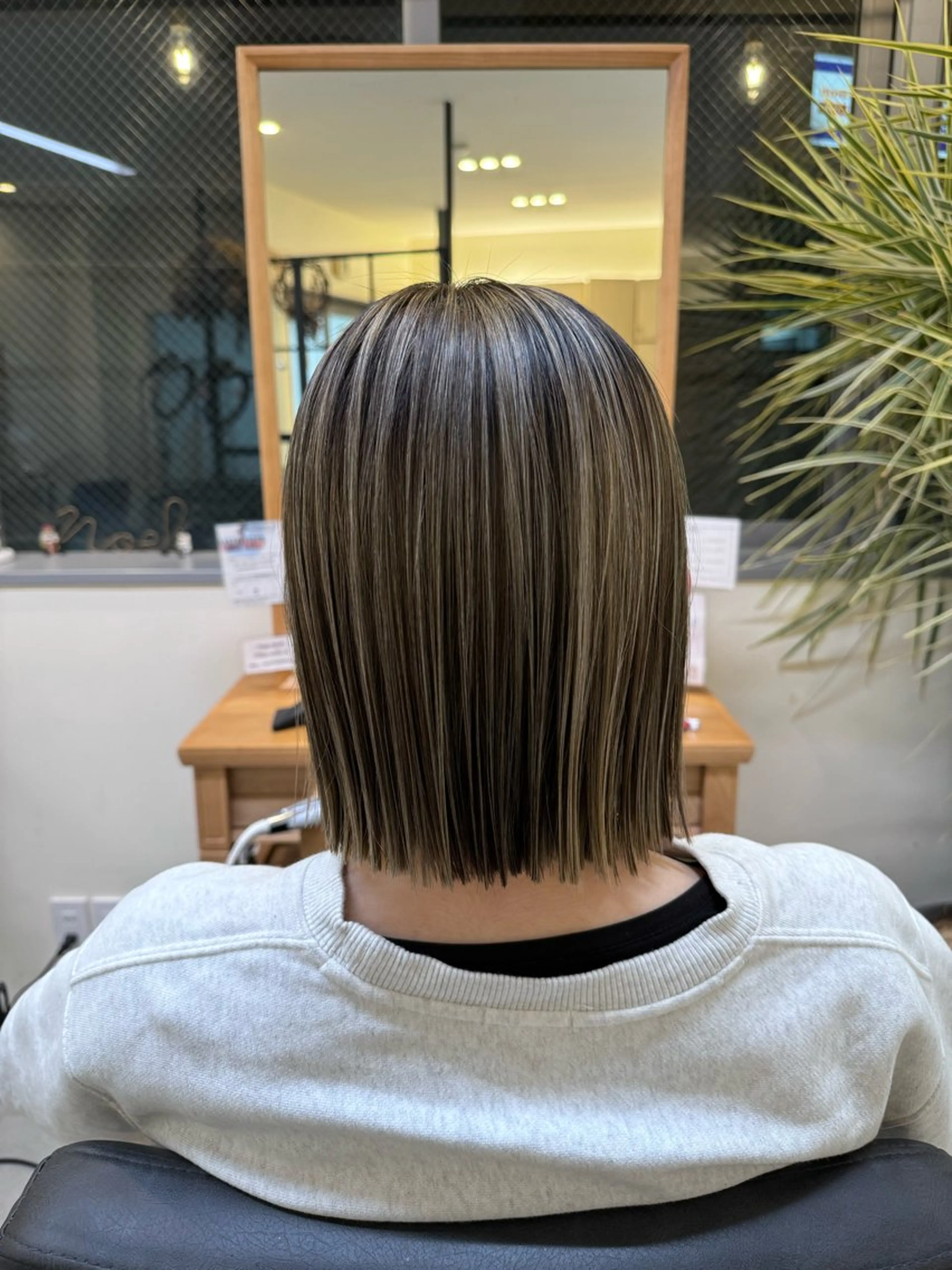 ミディアム 城下 颯世のヘアスタイル