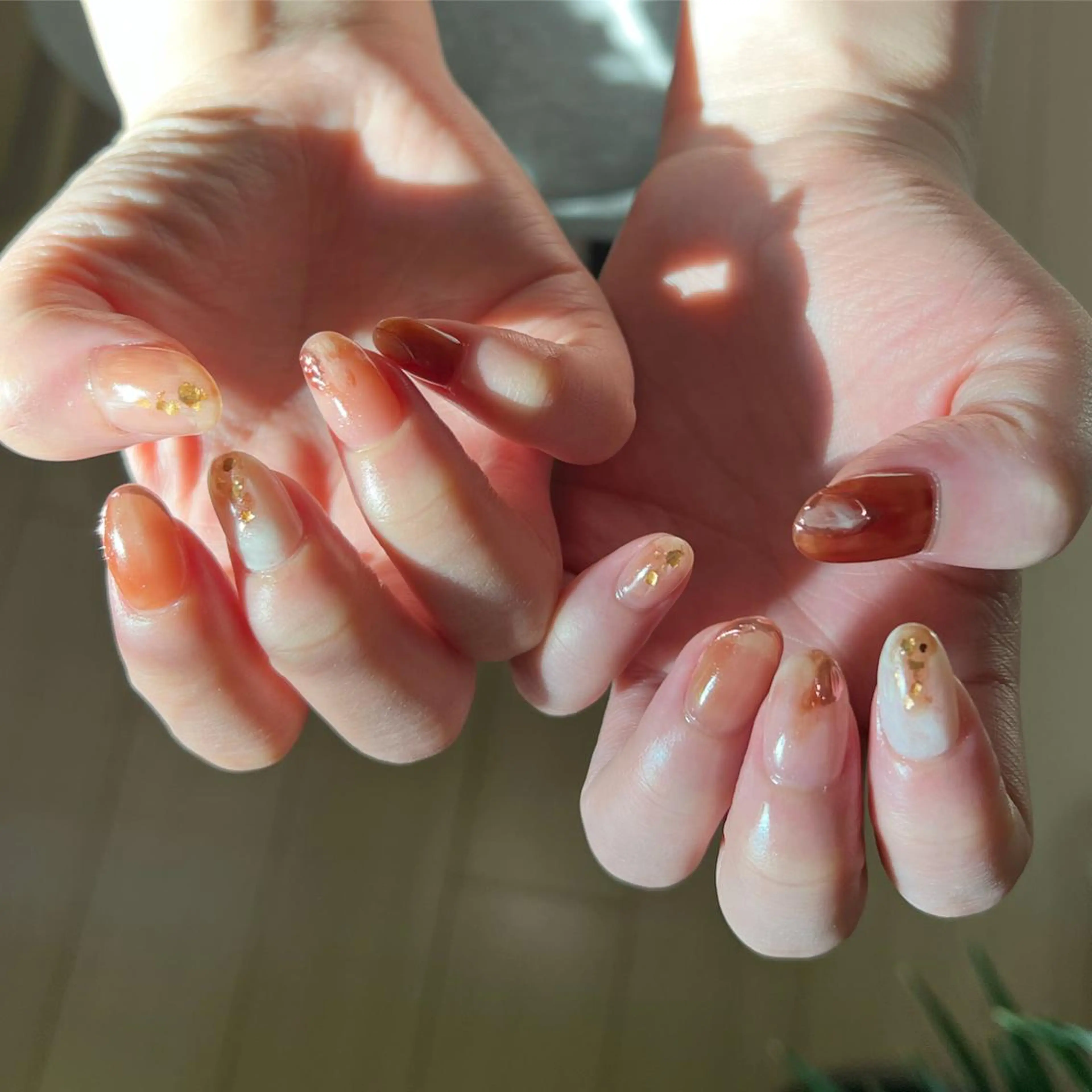 ネイル ニュアンスネイル ハンドネイル Imyme mine Rioのネイルデザイン