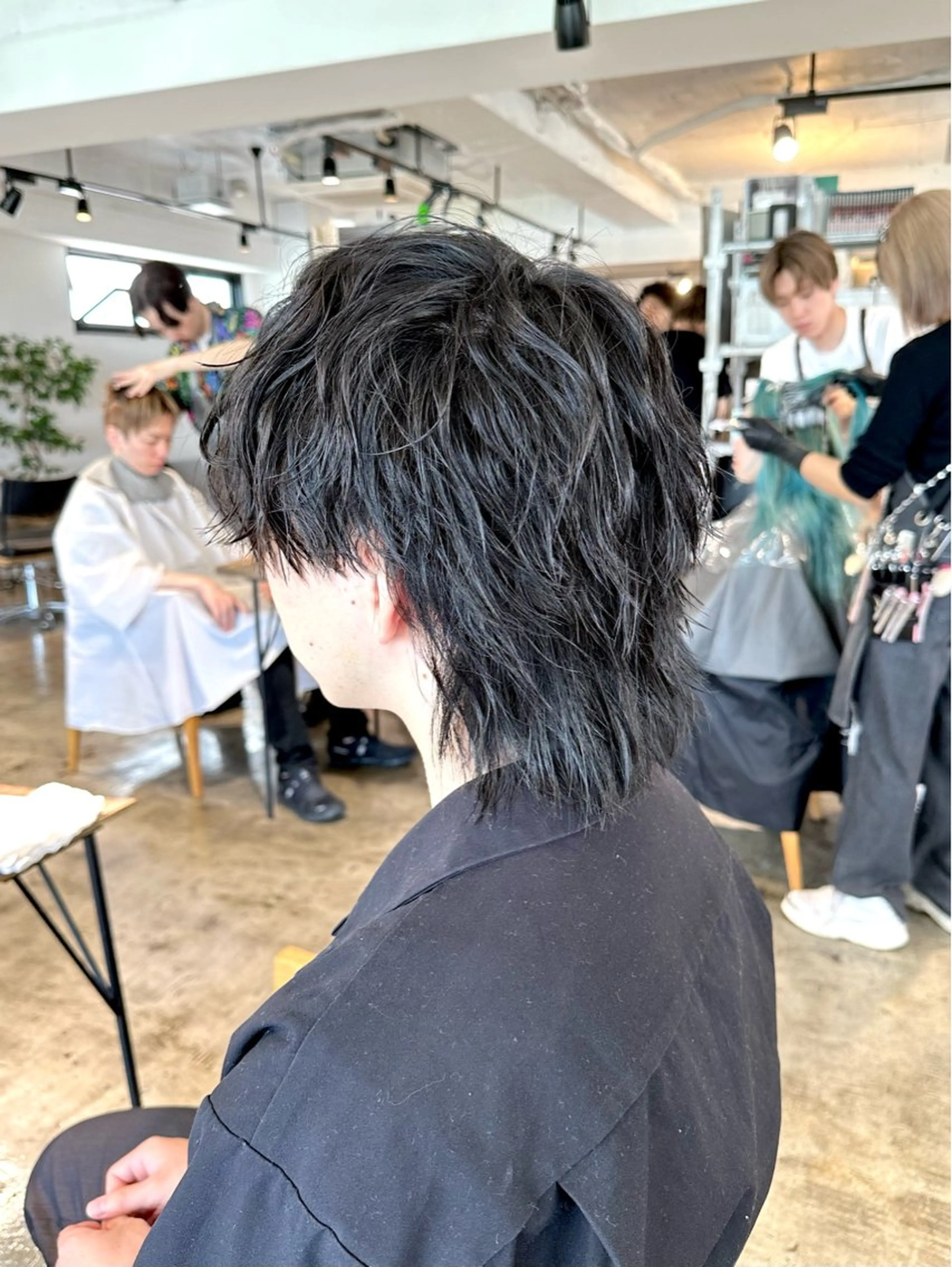 メンズ マッシュウルフ マッシュ メンズパーマ メンズウルフカット ウルフカット カット 骨格補正施術/メンズ 専門美容師/YUYAのヘアスタイル