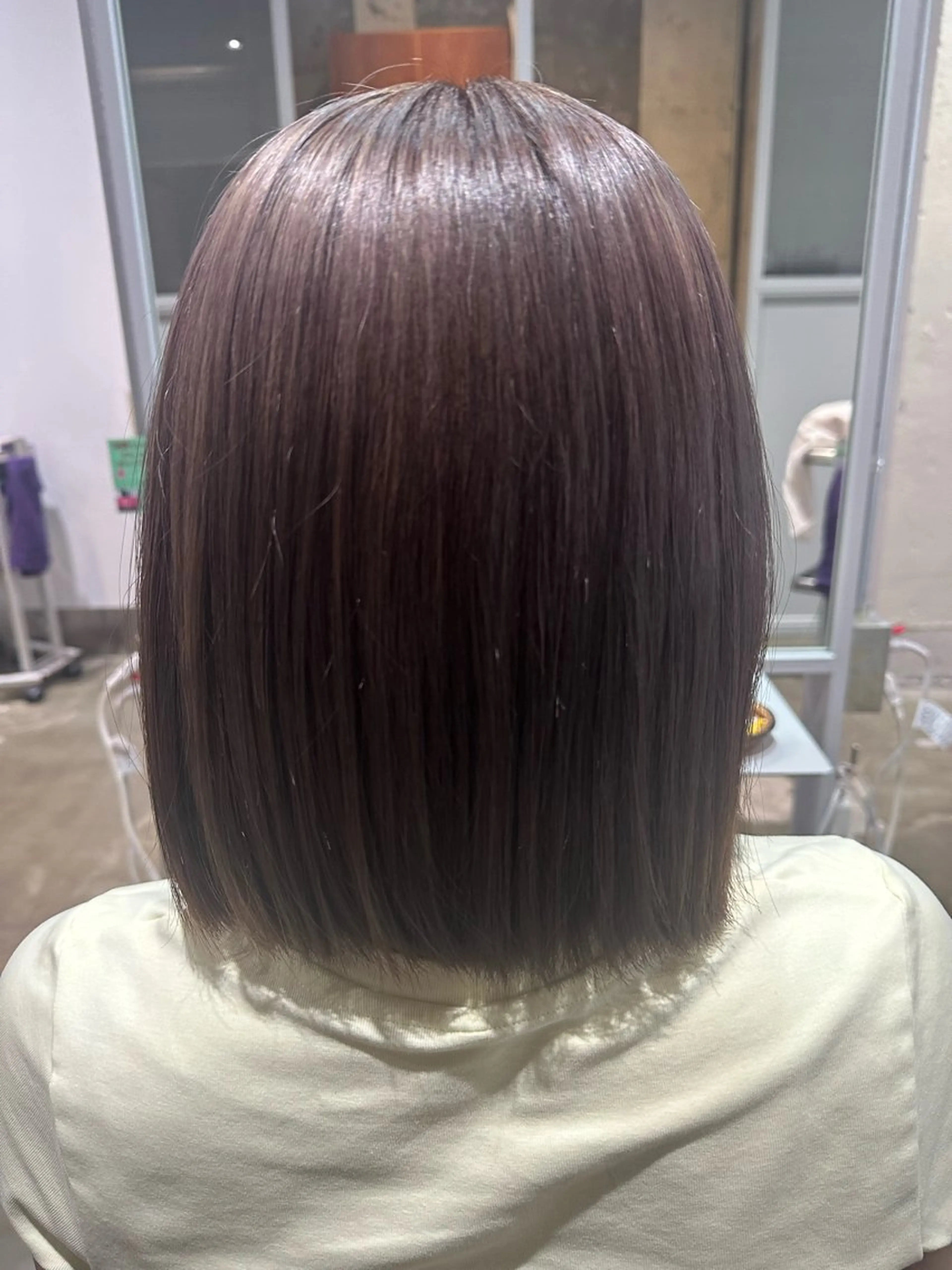ミディアム Helena ゆかのヘアスタイル