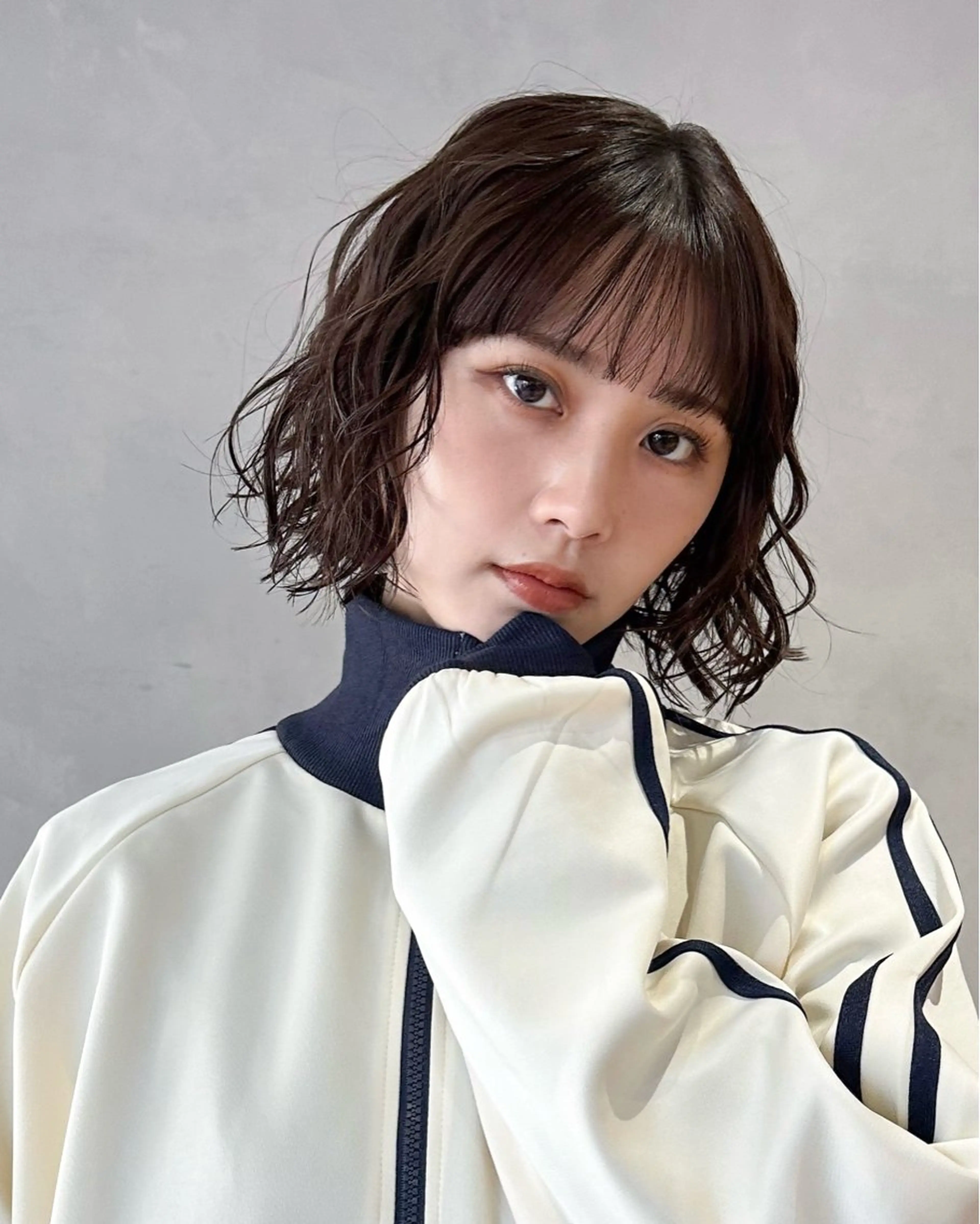 ショート カラー パーマ カット パーマ 🫧もも🫧 ／パーマ/似合わせ/のヘアスタイル