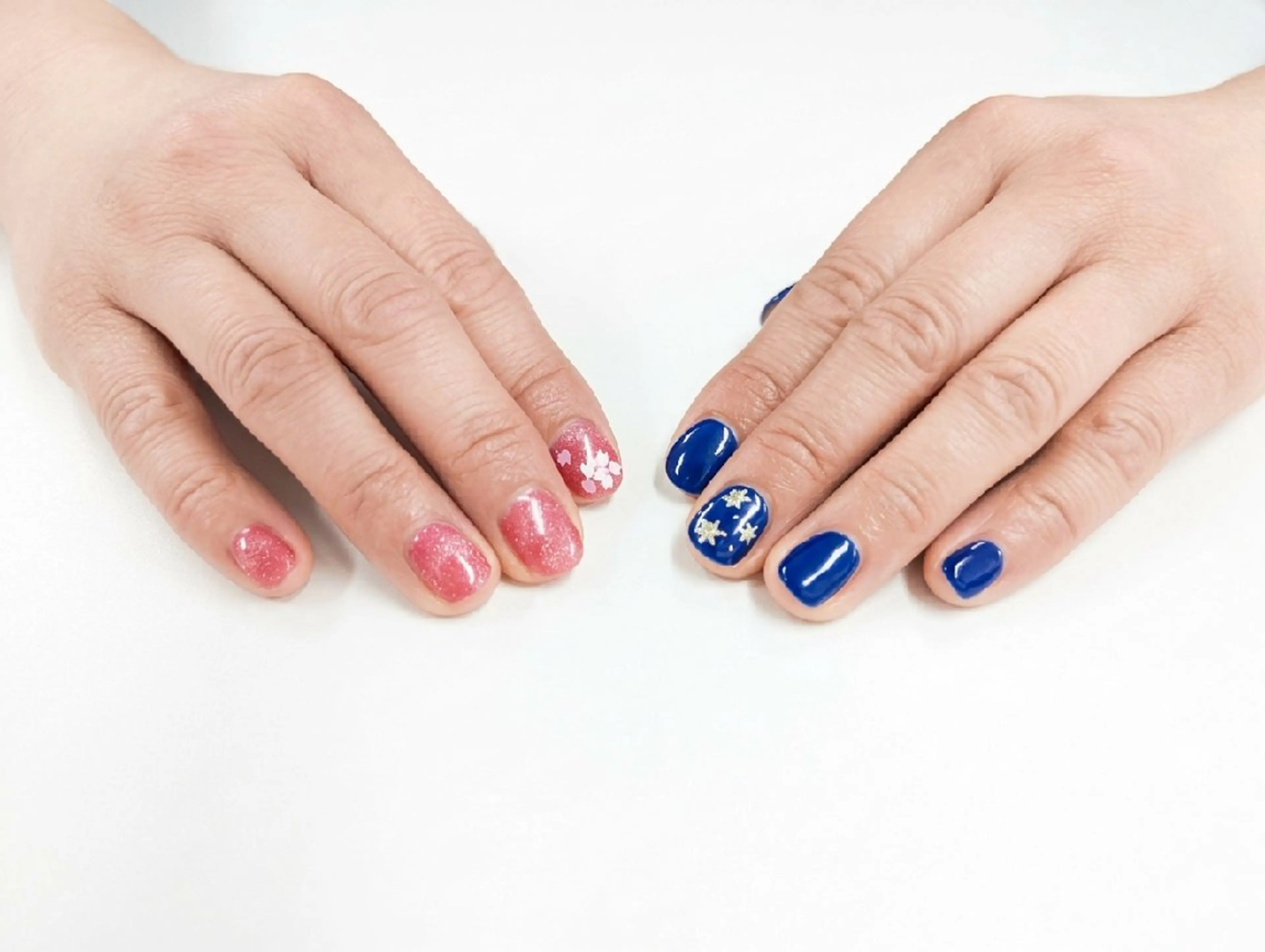 ネイル アートネイル 桜ネイル ワンカラーネイル セプトアカデミー ayaのネイルデザイン