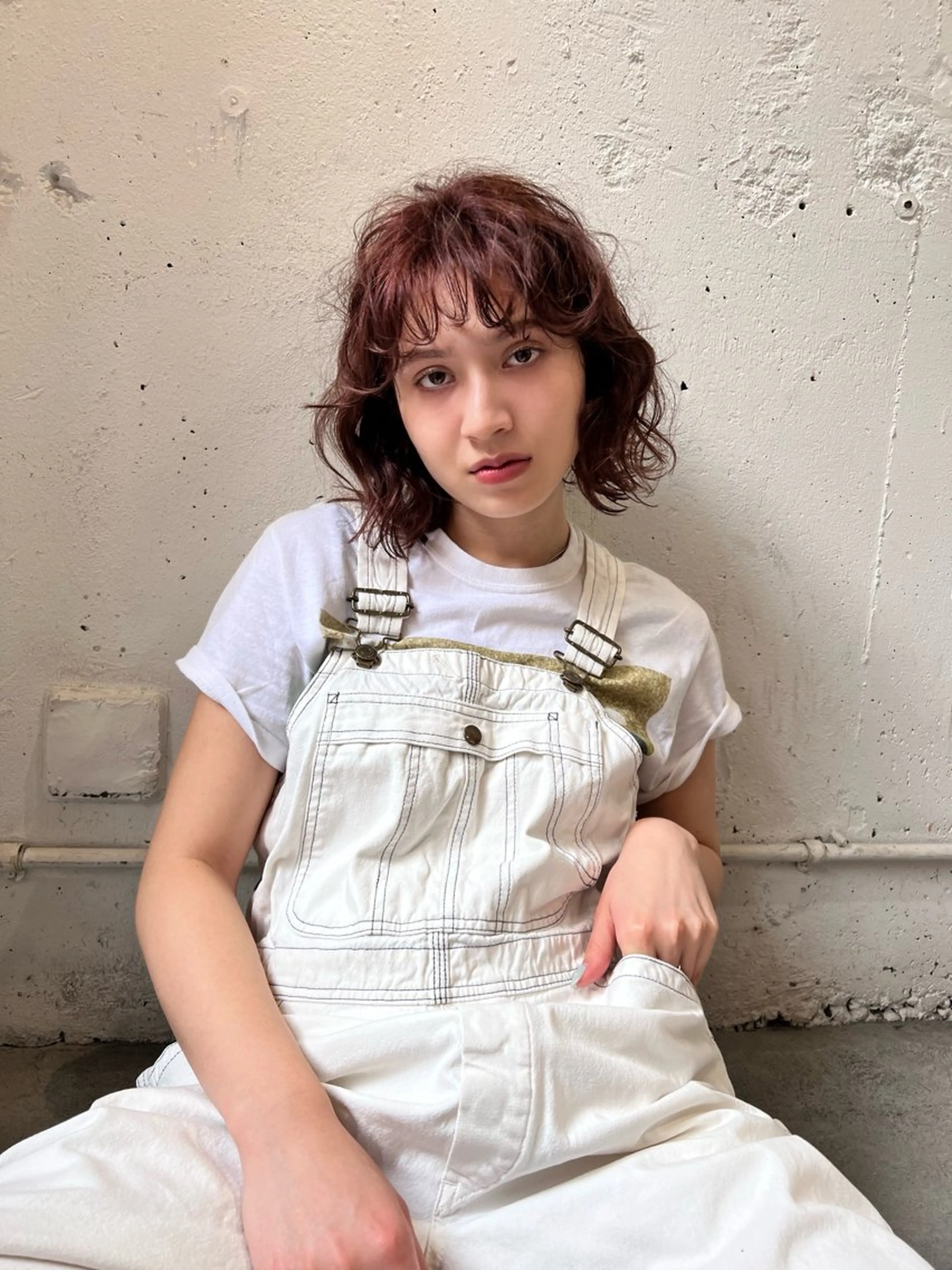 ショート ボブ カット パーマ トリートメント ＊UNU＊ RICOのヘアスタイル