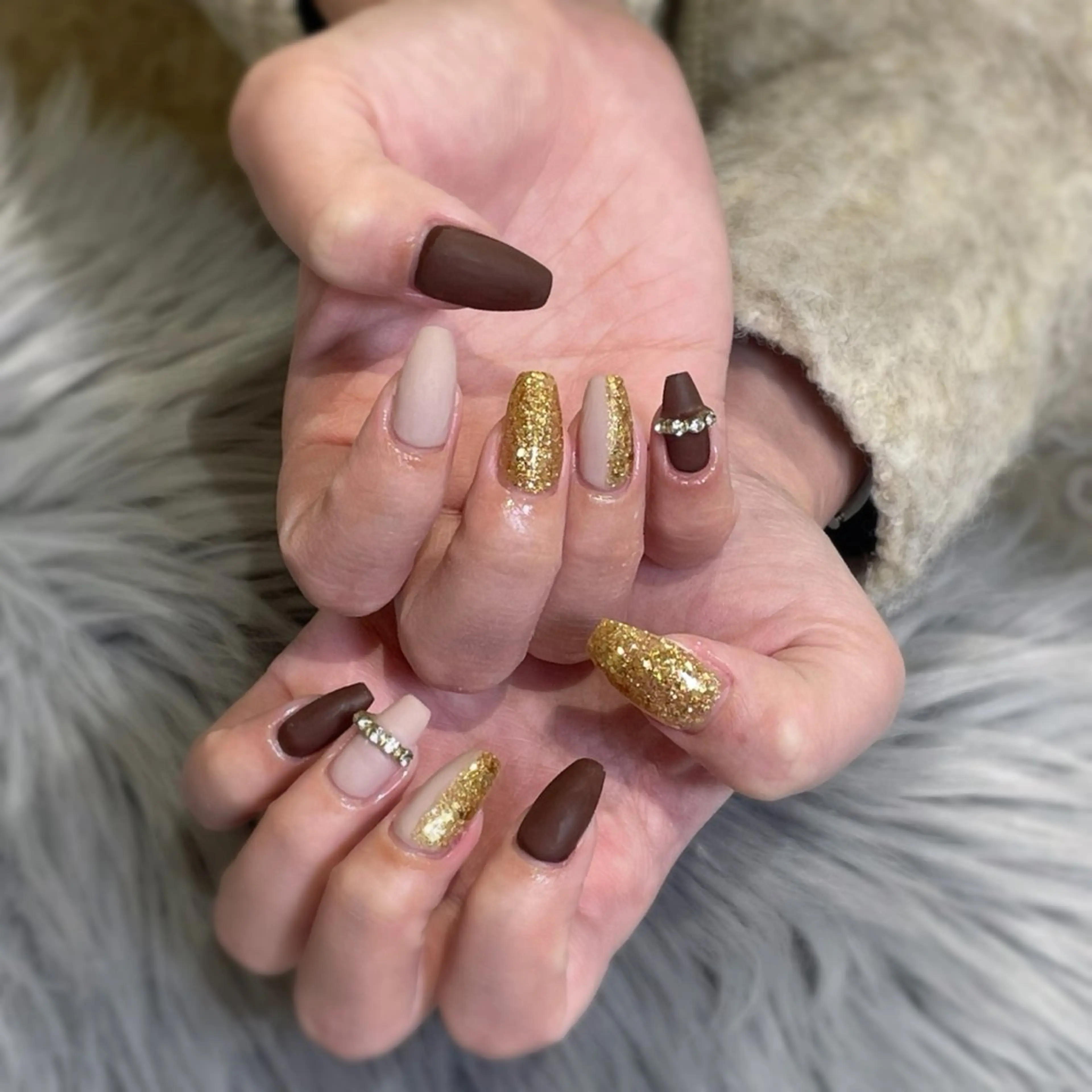 ネイル ハンドネイル RICO Nail パーツつけ放題🌈のネイルデザイン