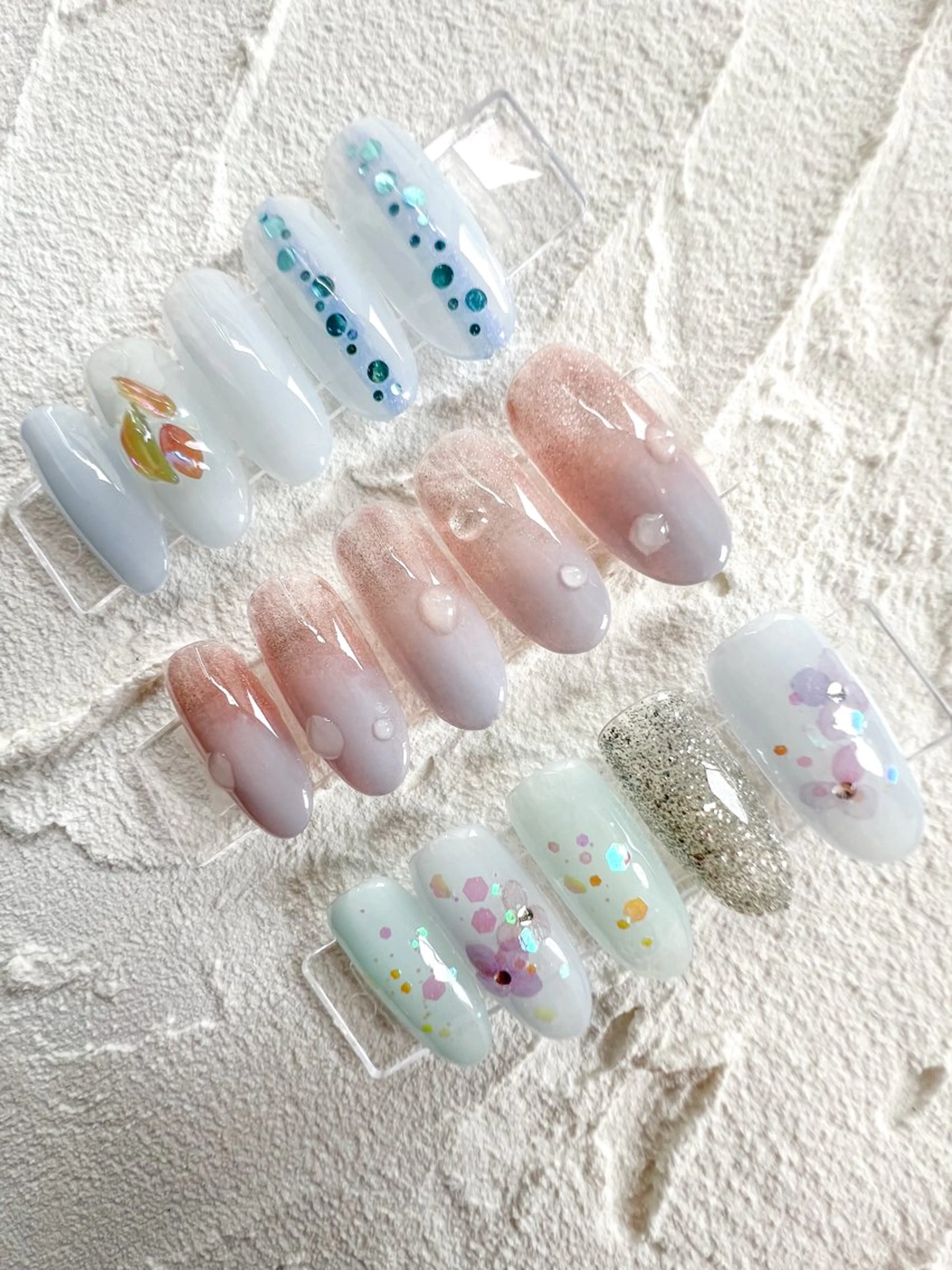 5.6月限定💠🌿 ܸ紫陽花☔️梅雨ネイル💅✨️オフ込み✨️5200円の写真