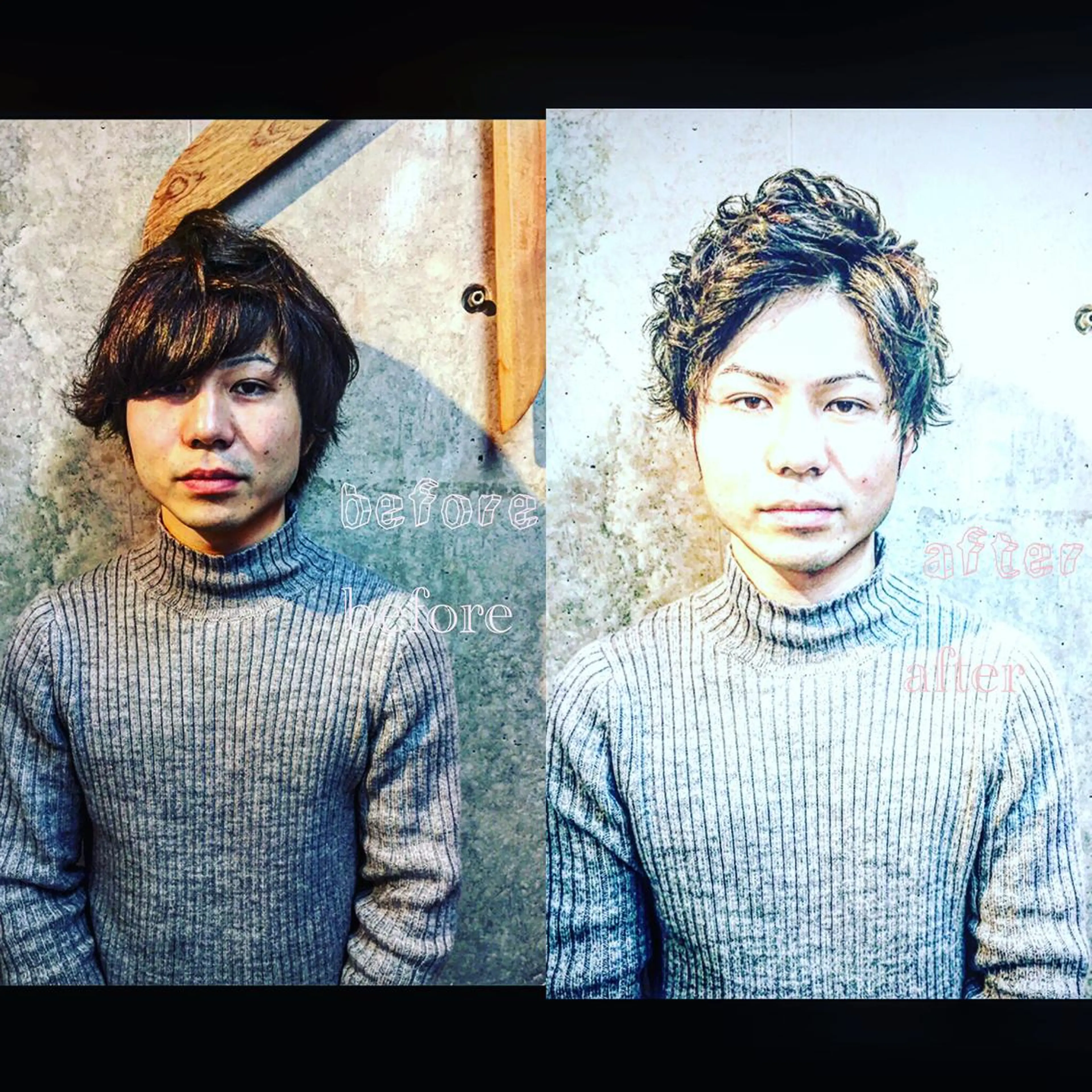 ショート カラー メンズ 及川 光のヘアスタイル