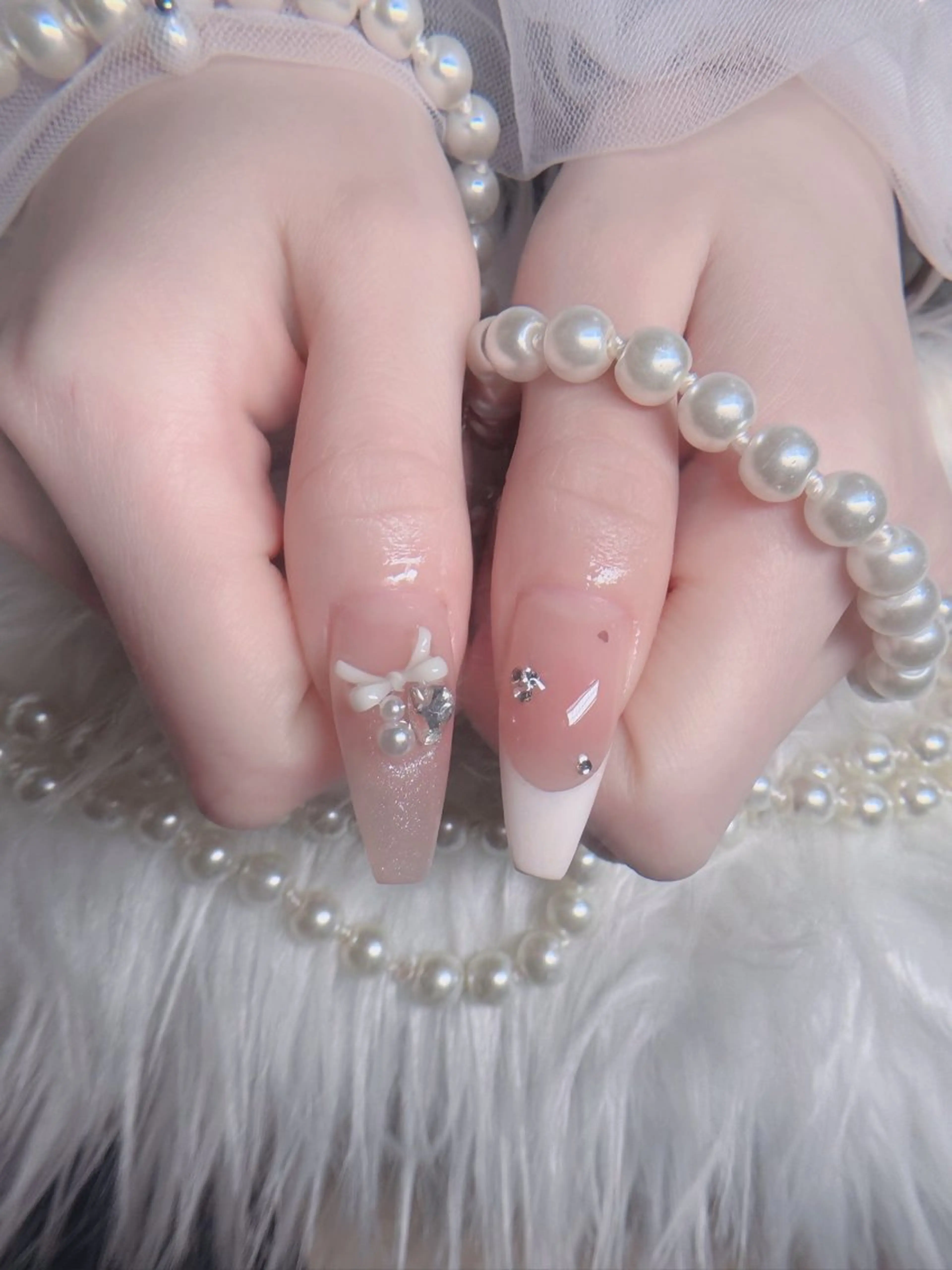 ネイル フレンチネイル ジェルネイル ハロウィン 韓国ネイル マグネットネイル ハンドネイル Hbaby nailのネイルデザイン