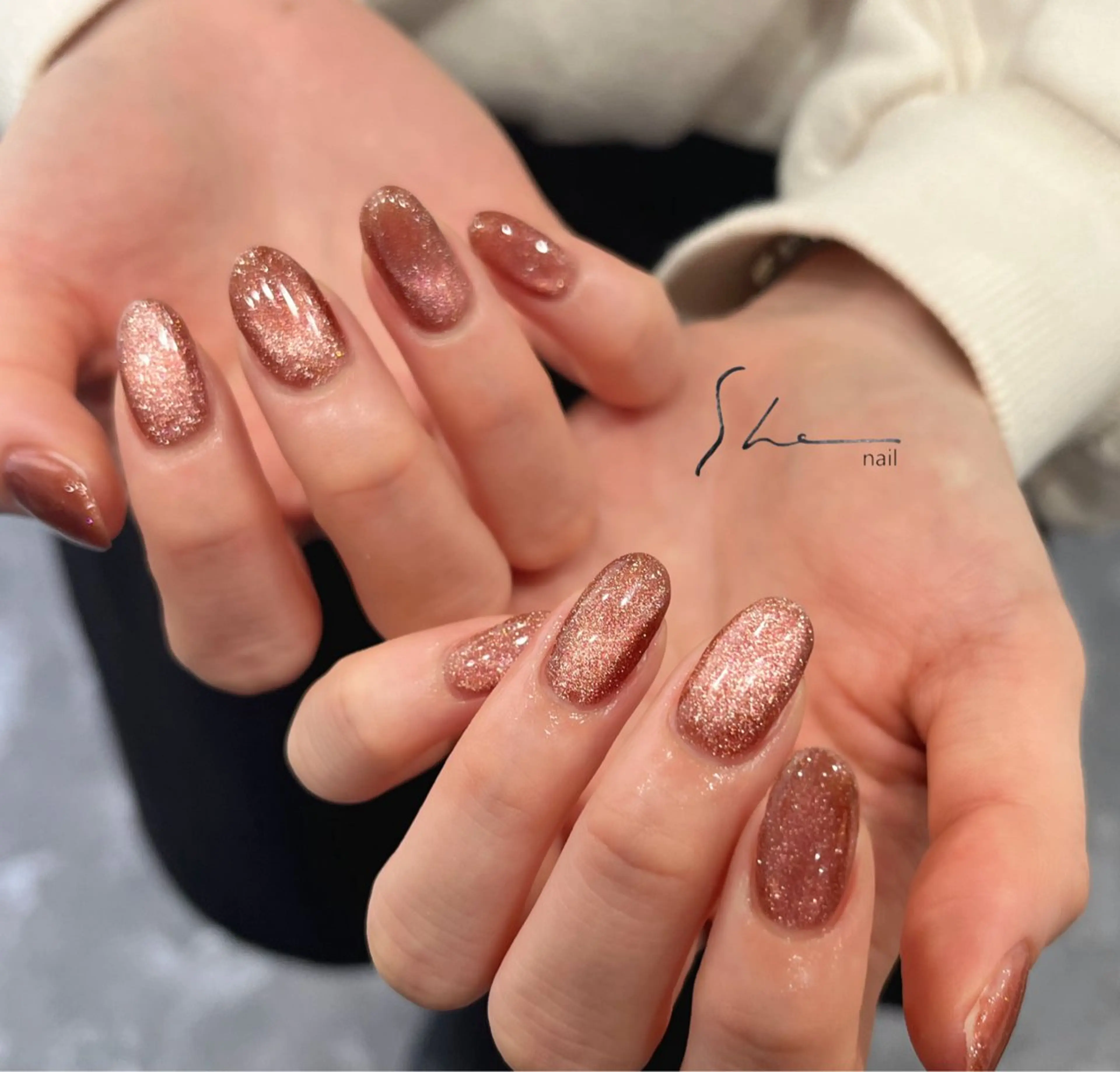 ネイル ハンドネイル SHE adusaのネイルデザイン