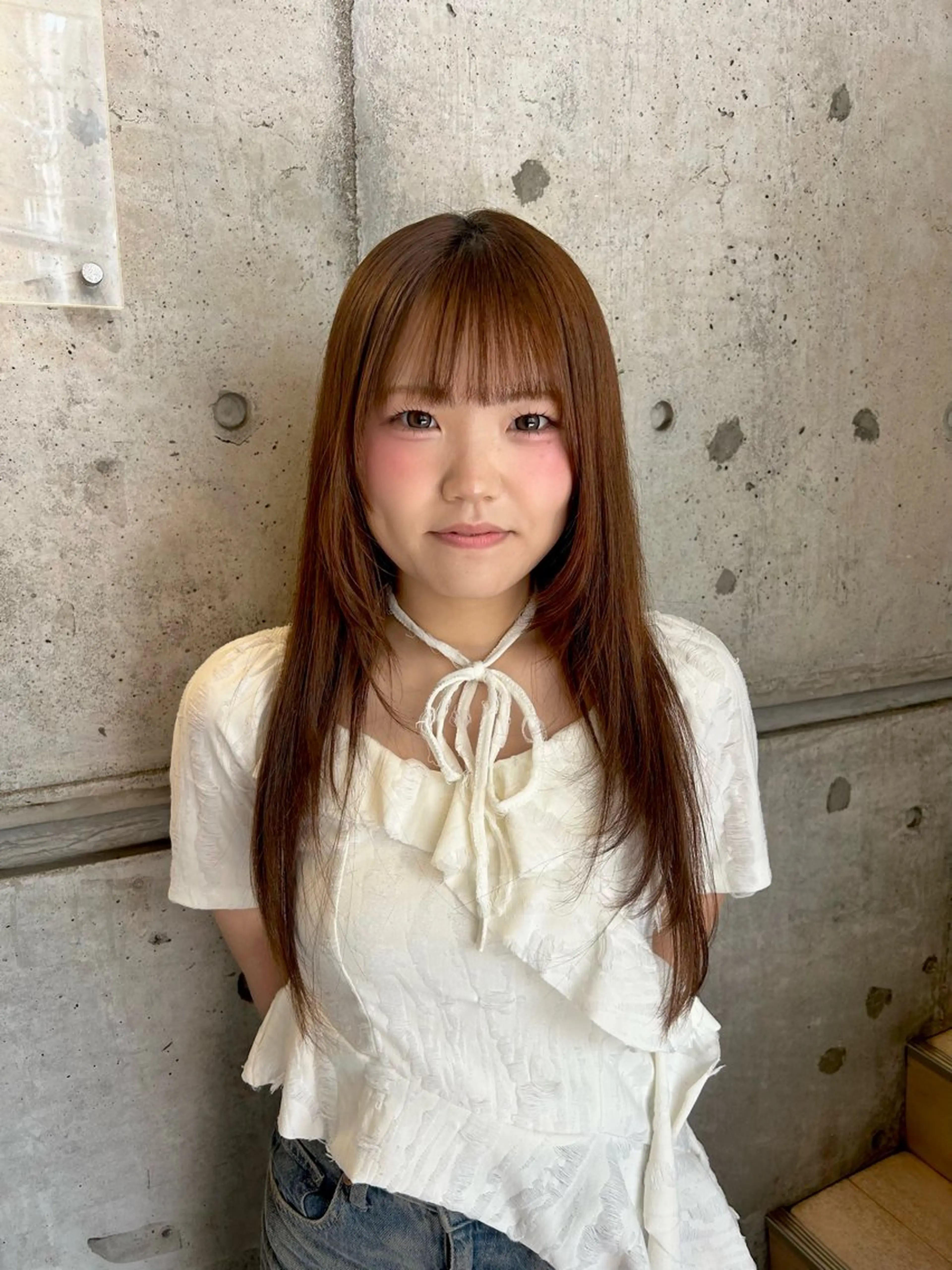 ロング カラー ヘアカラー eMu_ rimiのヘアスタイル