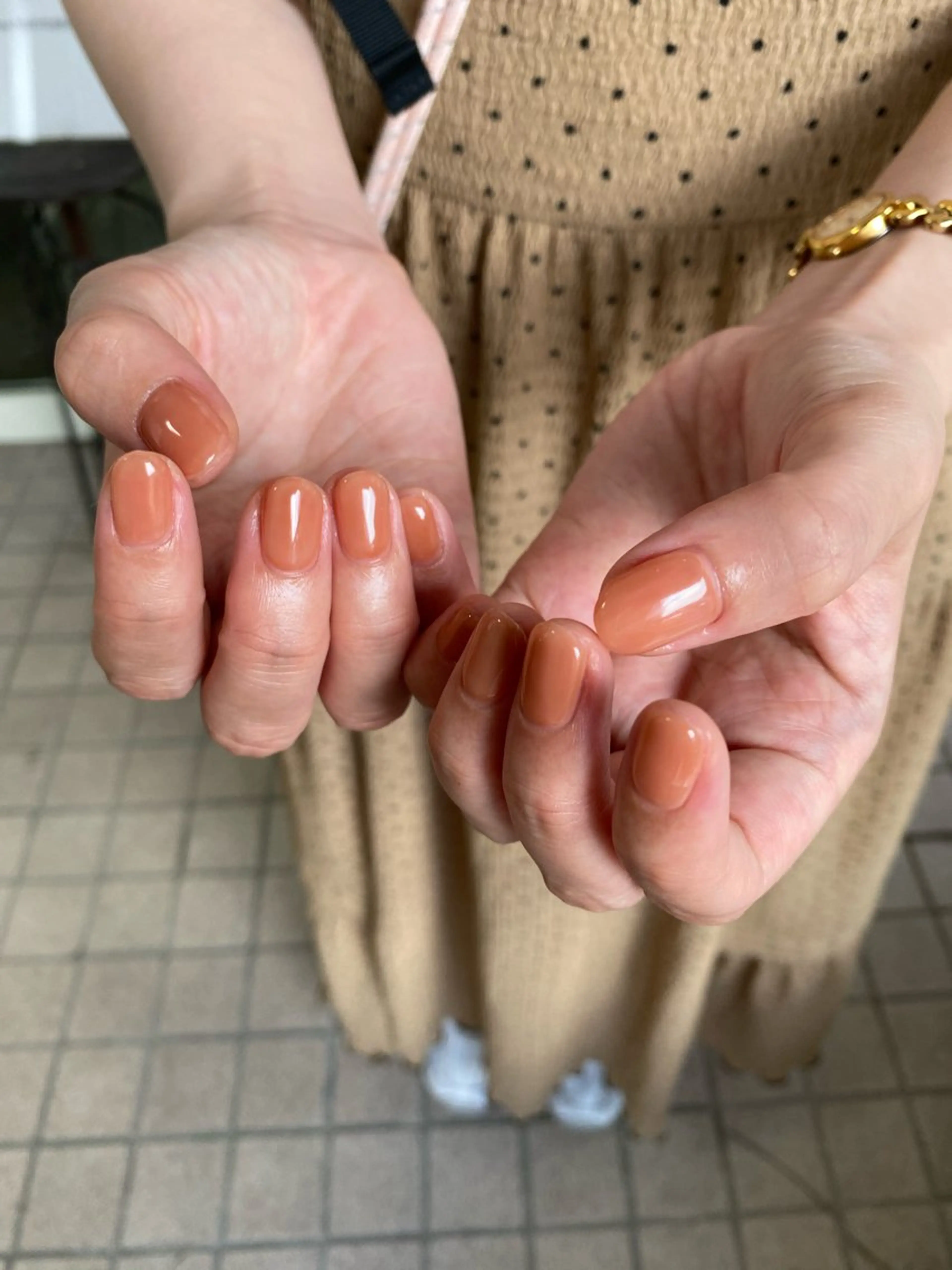 ネイル ワンカラーネイル ハンドネイル nable.所属・栗林 実莉のネイルデザイン