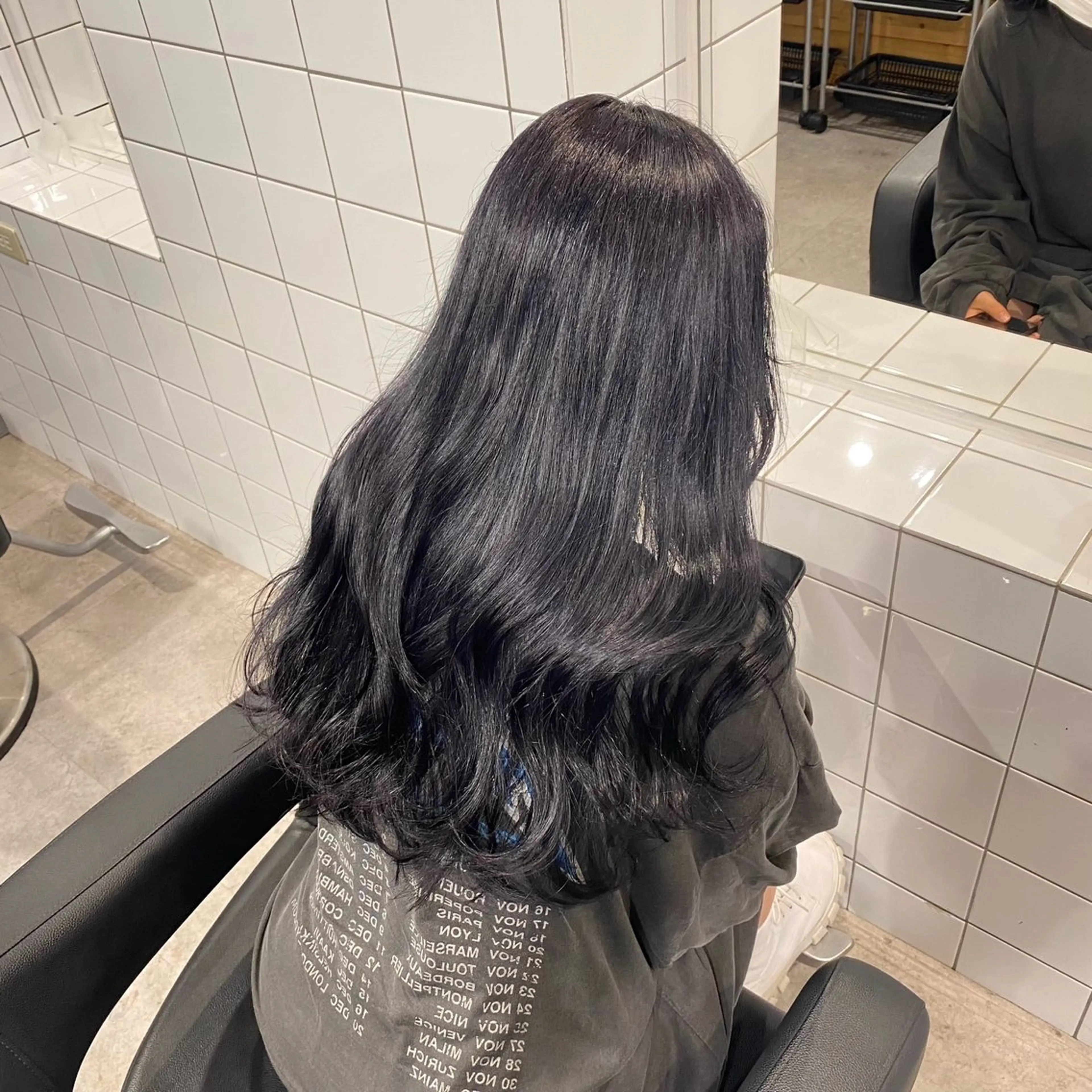 ロング カラー 透明感カラー 韓国風カラー 韓国風ヘア ヘアカラー 💙ハイトーン韓国風 色白ヘア💙manaのヘアスタイル