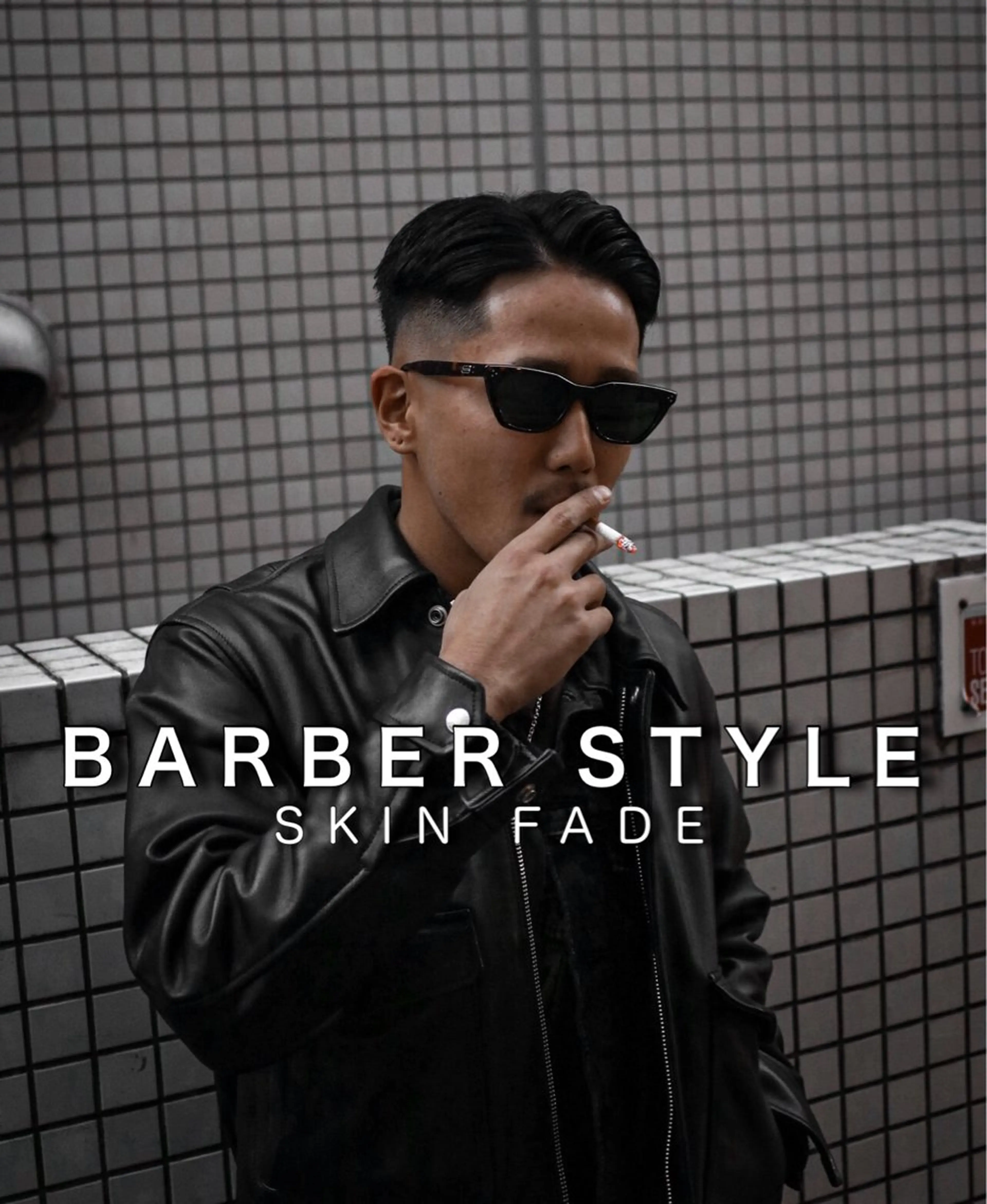 ショート カラー パーマ メンズ メンズブリーチ フェードカット カルマパーマ メンズメッシュ モヒカン 💈men's💈 satoru中目黒のヘアスタイル